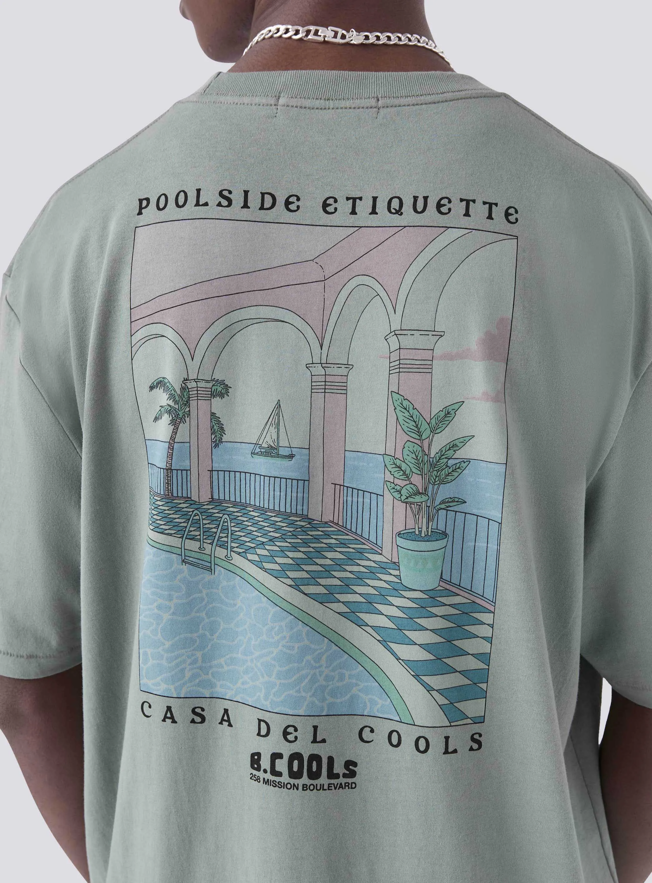 Mission Homie Tee Emerald sold by Barney Cools