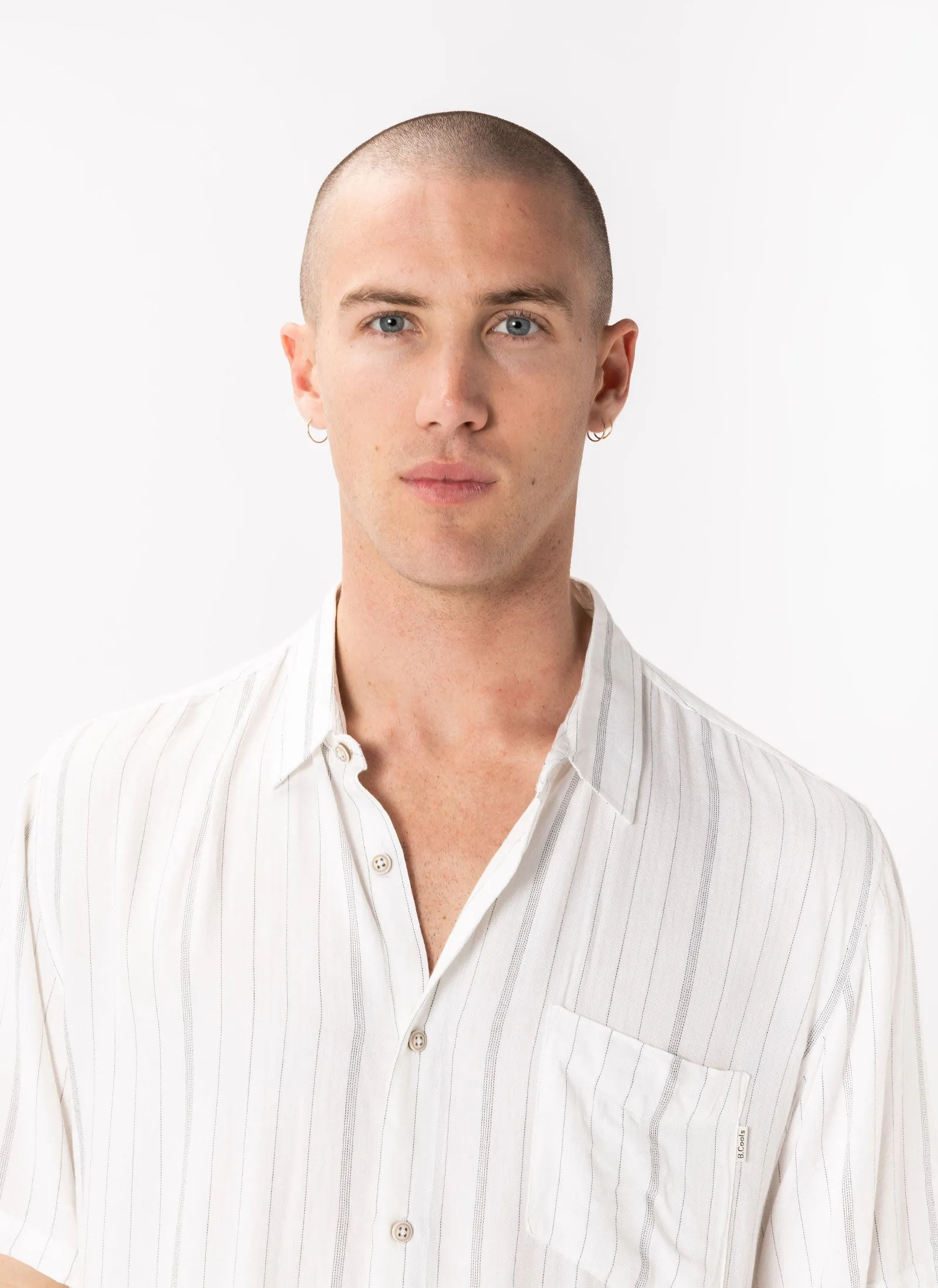 Holiday Shirt White Stripe sold by Barney Cools product image thumbnail 5