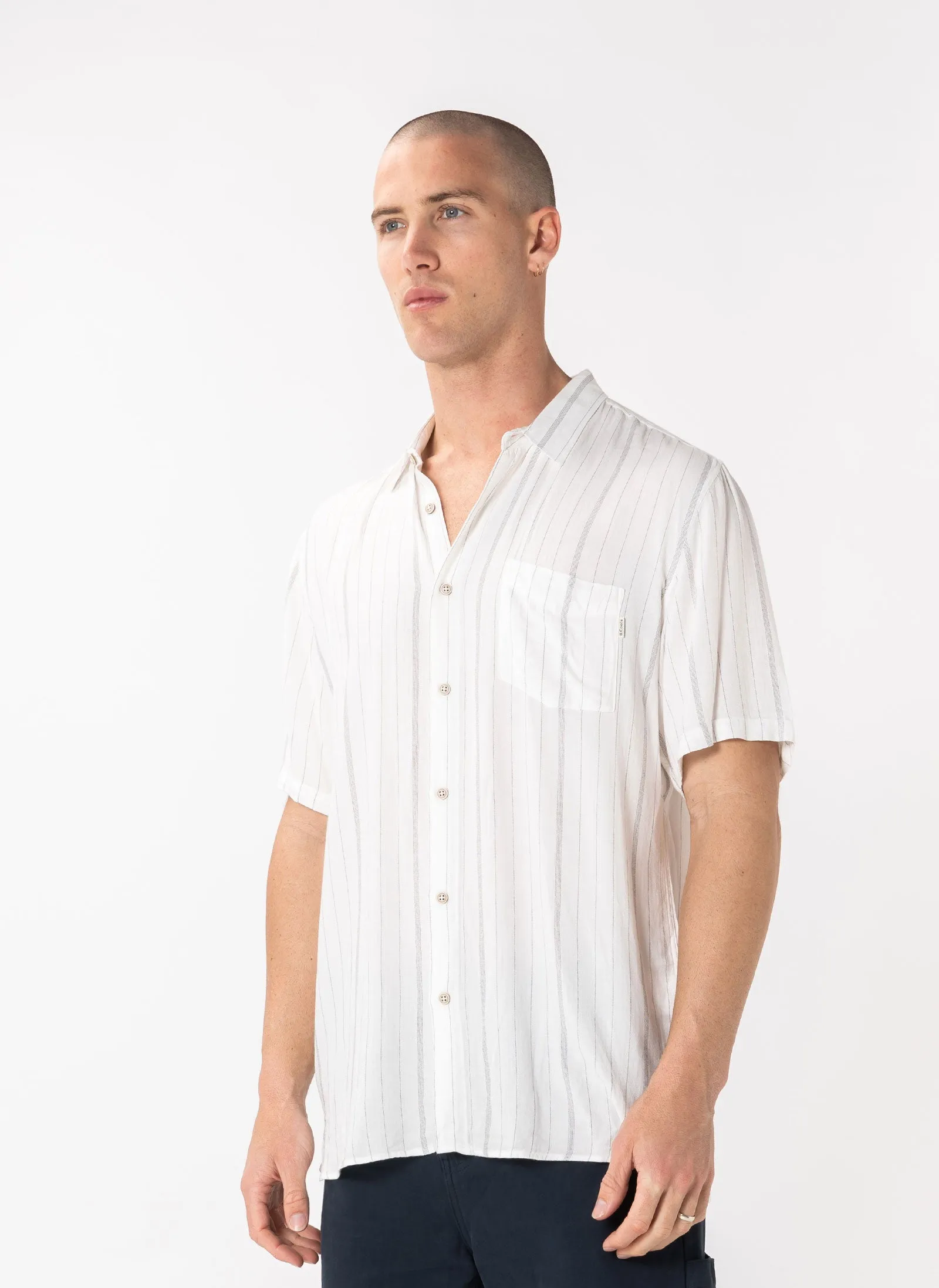 Holiday Shirt White Stripe sold by Barney Cools product image thumbnail 3