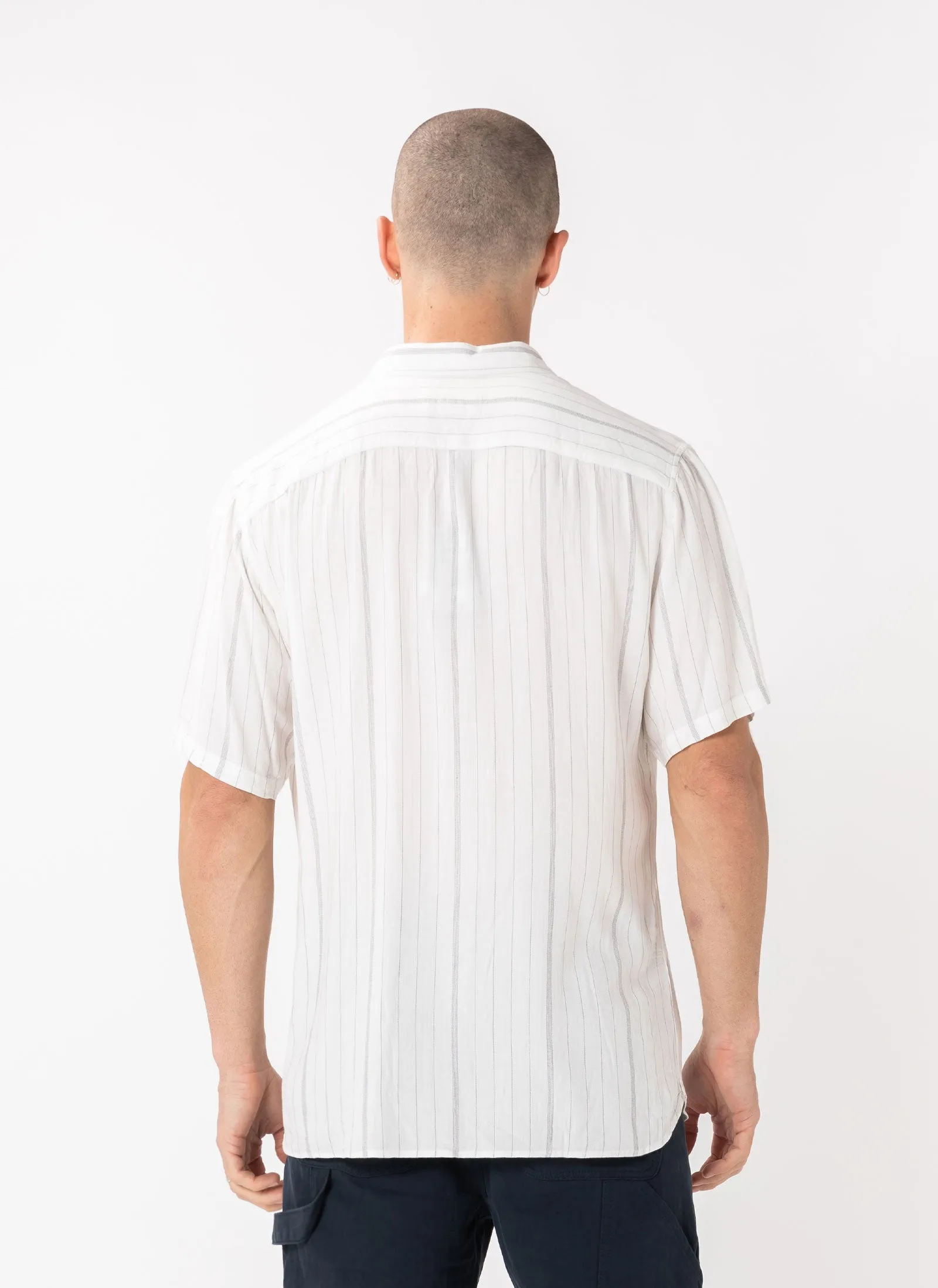 Holiday Shirt White Stripe sold by Barney Cools product image thumbnail 4
