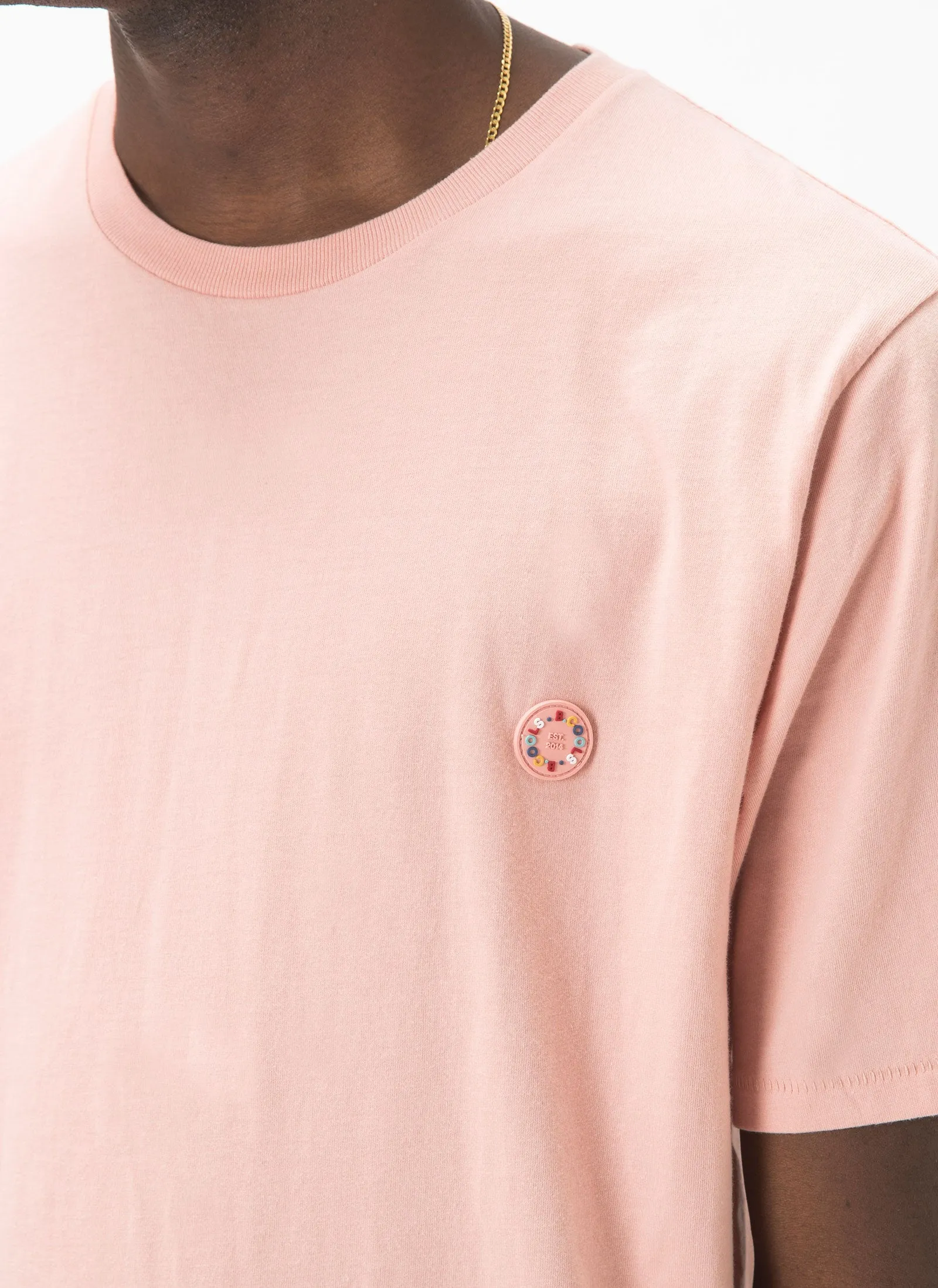 Badge Tee Dusty Pink sold by Barney Cools product image thumbnail 2