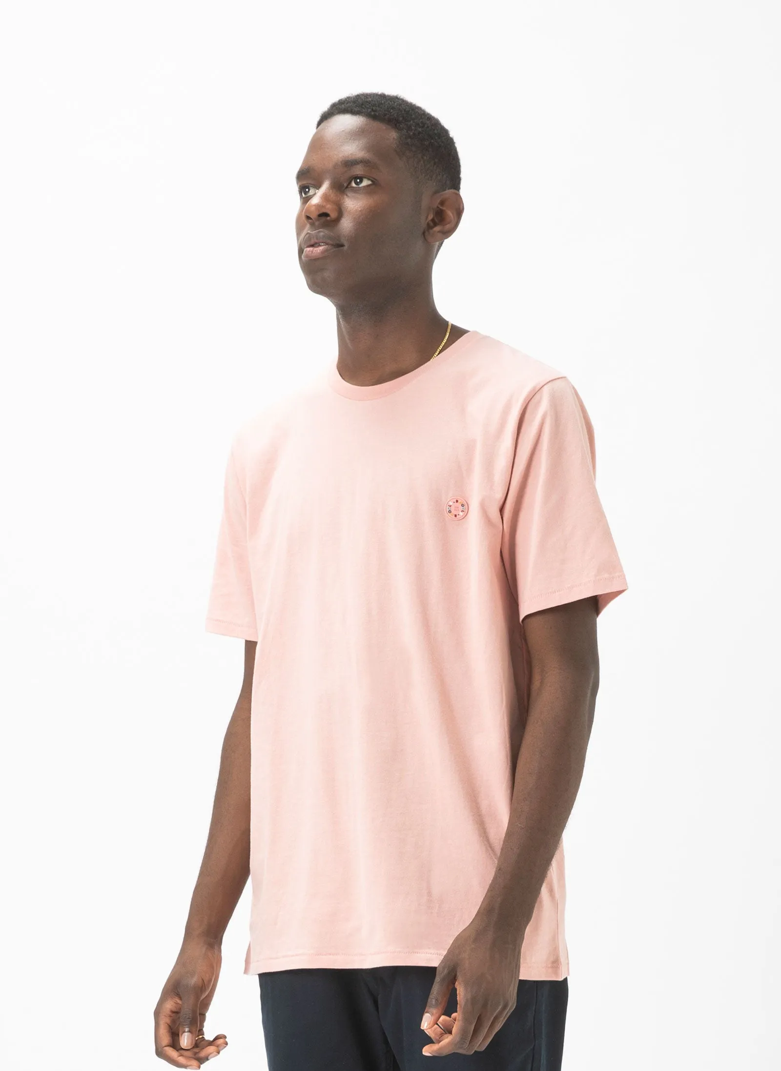 Badge Tee Dusty Pink sold by Barney Cools product image thumbnail 3