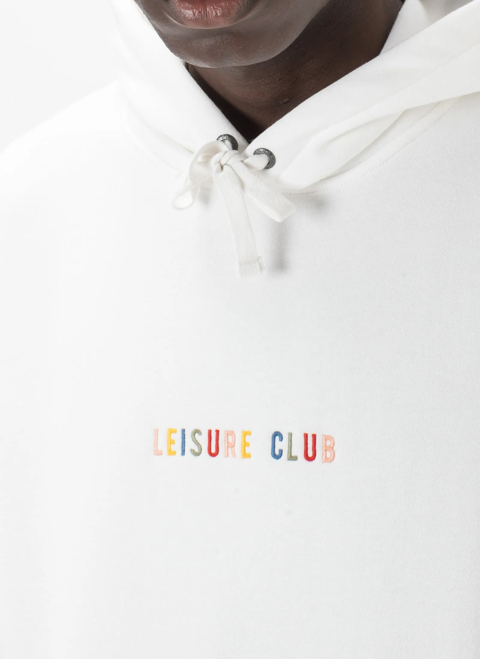 Leisure Micro Hood Sweatshirt White sold by Barney Cools product image thumbnail 2