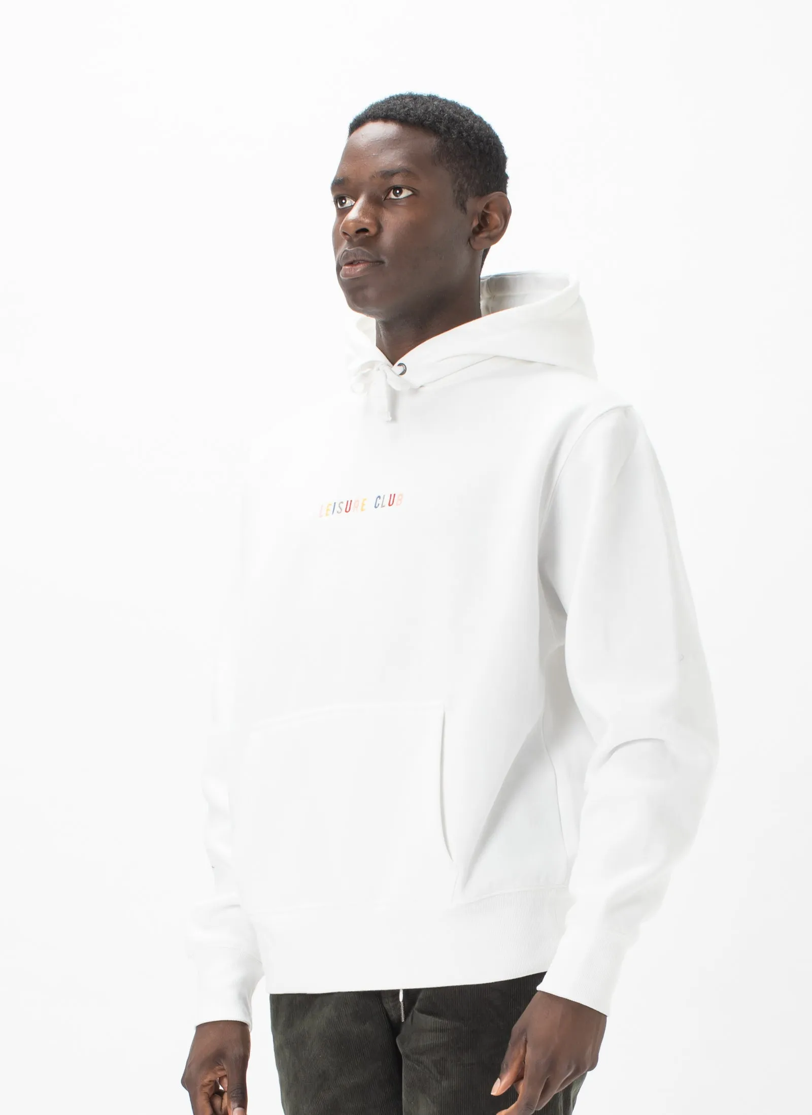 Leisure Micro Hood Sweatshirt White sold by Barney Cools product image thumbnail 3