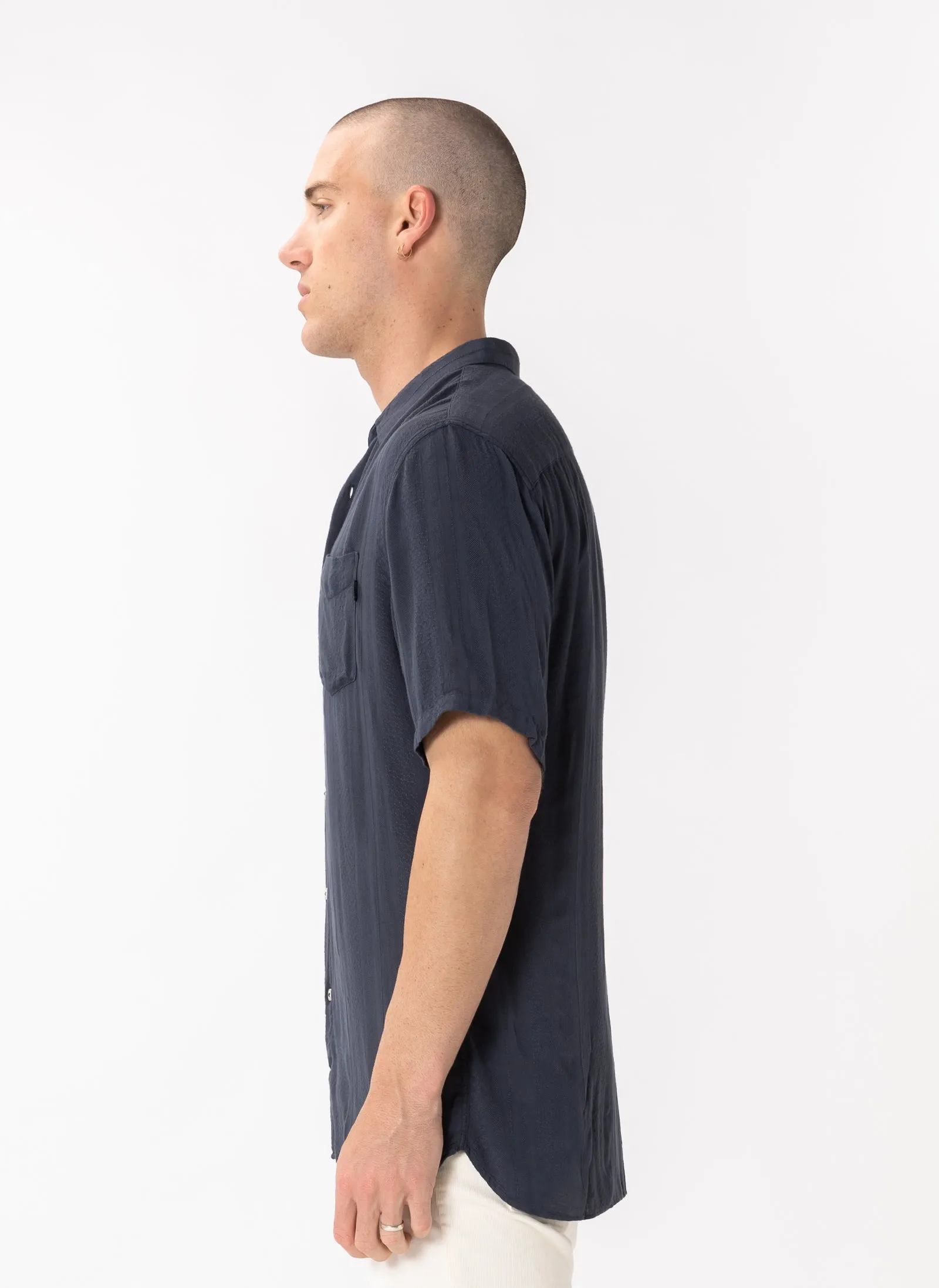 Holiday Shirt Navy Jacquard sold by Barney Cools product image thumbnail 3