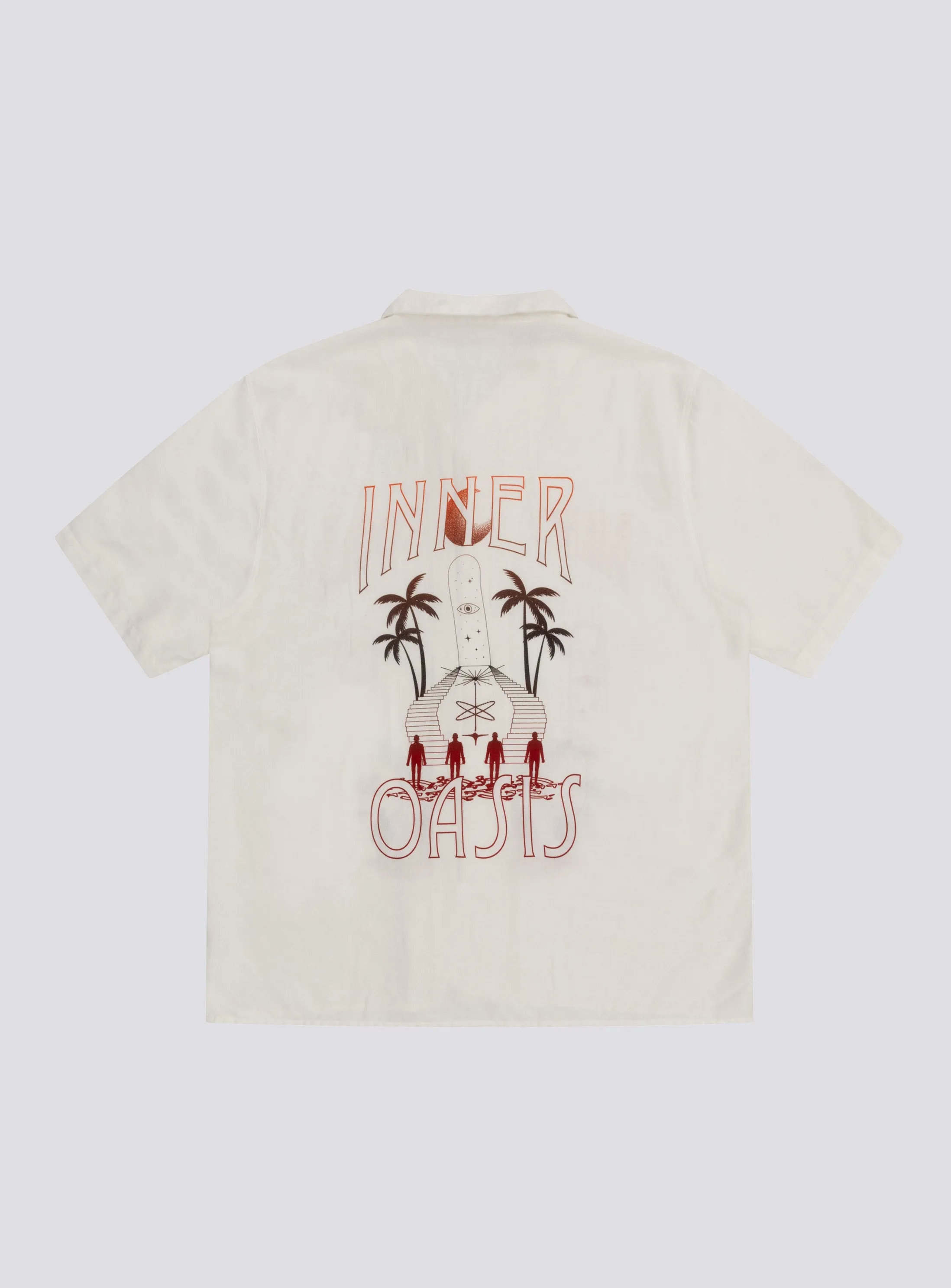 Resort Shirt Vintage White Oasis sold by Barney Cools product image thumbnail 3