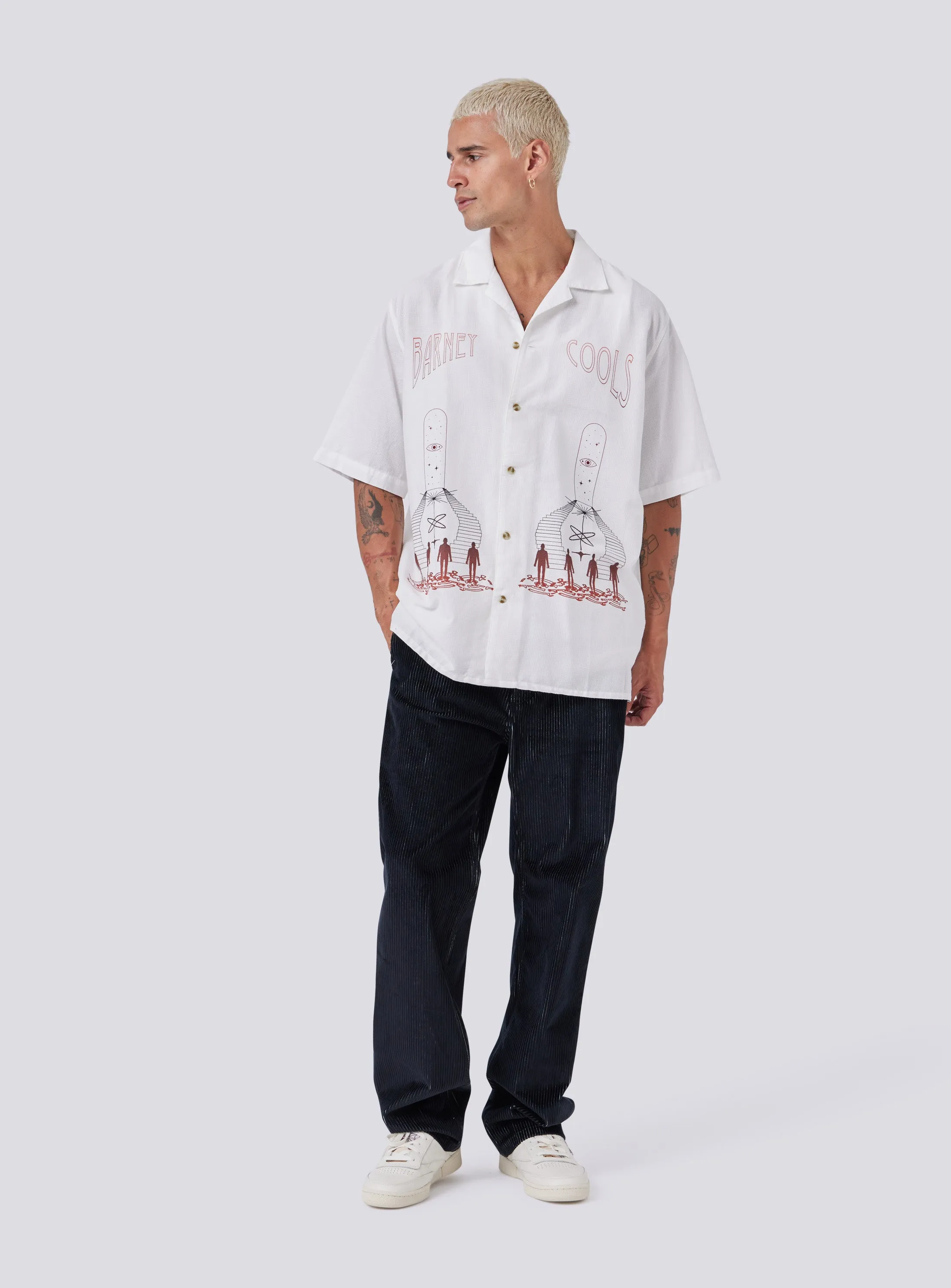 Resort Shirt Vintage White Oasis sold by Barney Cools product image thumbnail 5