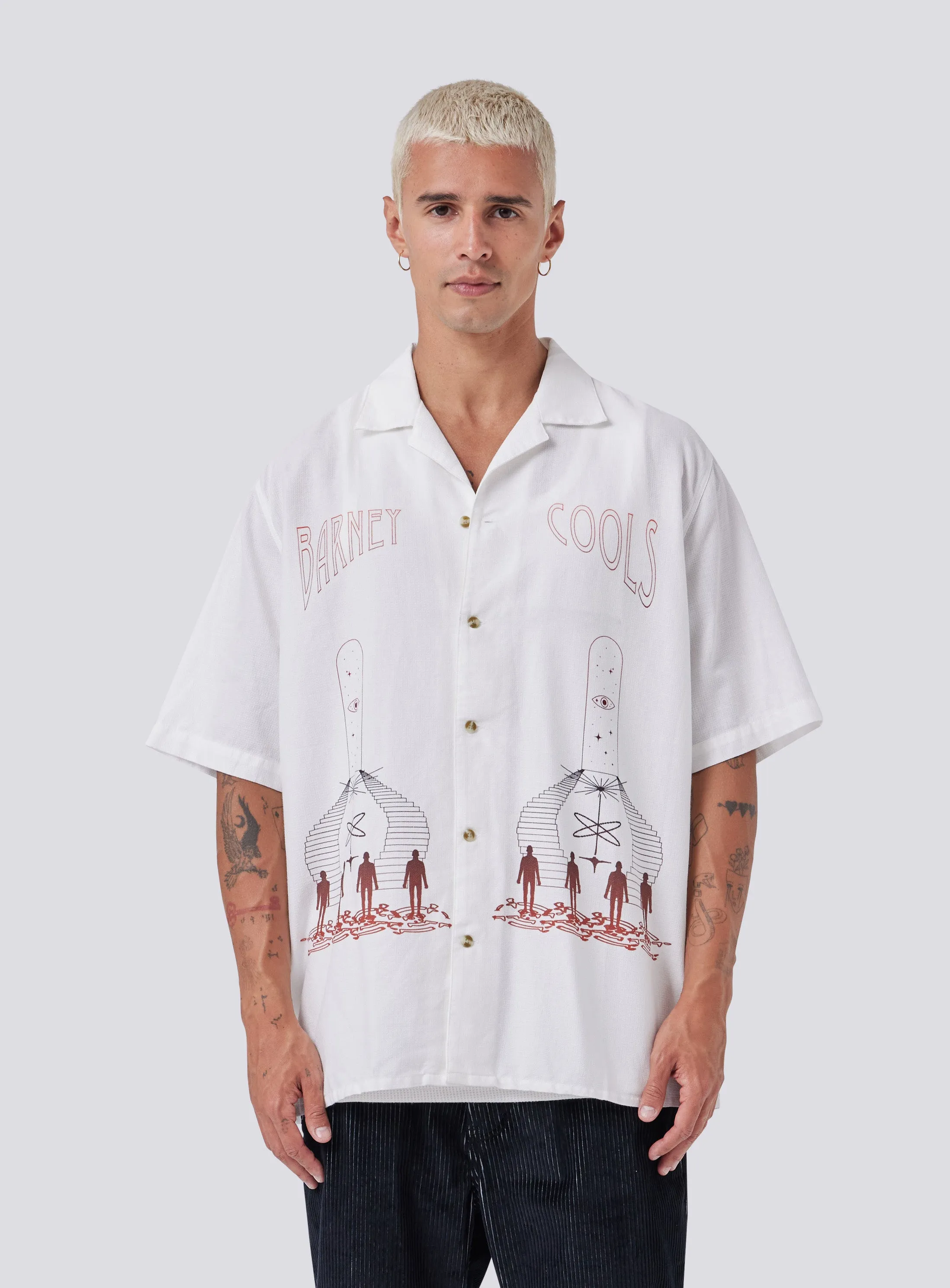 Resort Shirt Vintage White Oasis sold by Barney Cools