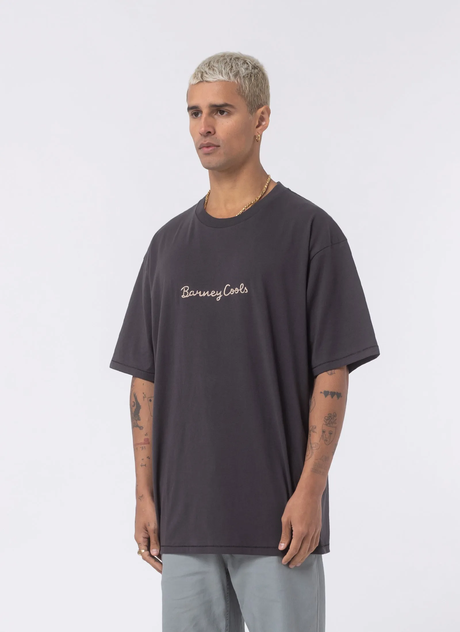 Logo Homie Tee Pigment Black sold by Barney Cools product image thumbnail 3