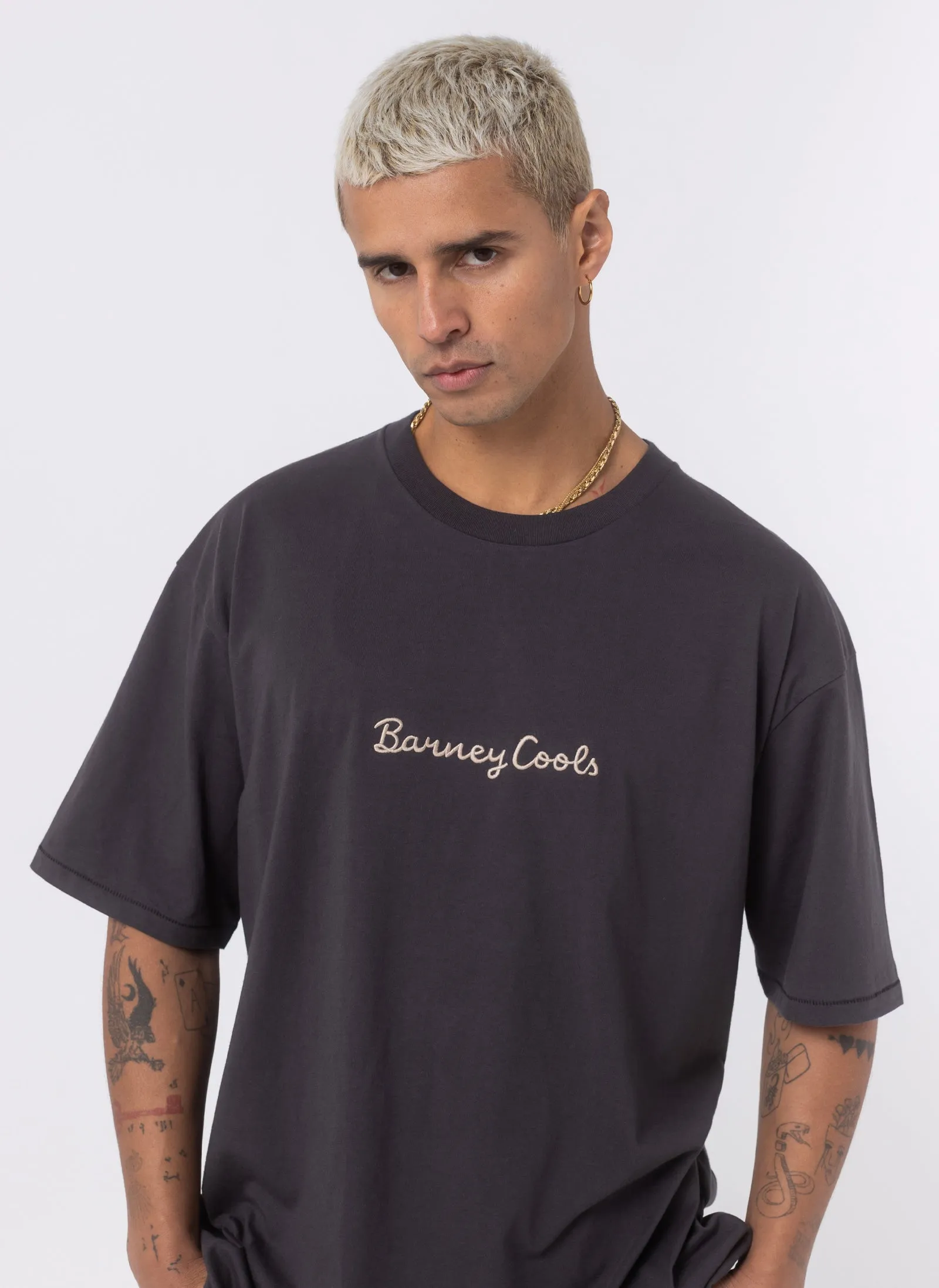 Logo Homie Tee Pigment Black sold by Barney Cools product image thumbnail 4