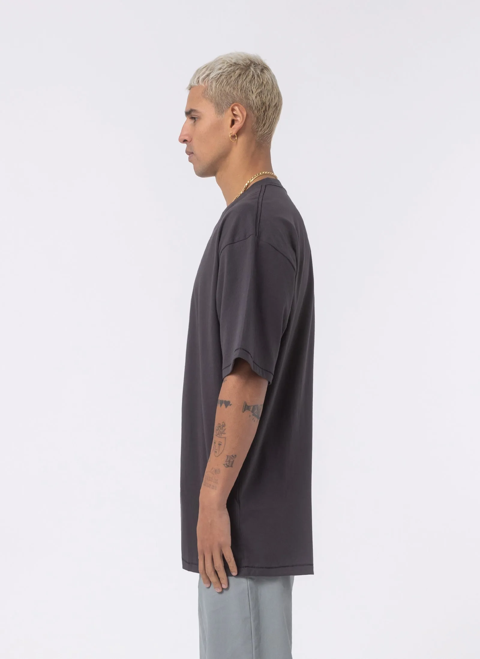 Logo Homie Tee Pigment Black sold by Barney Cools product image thumbnail 5