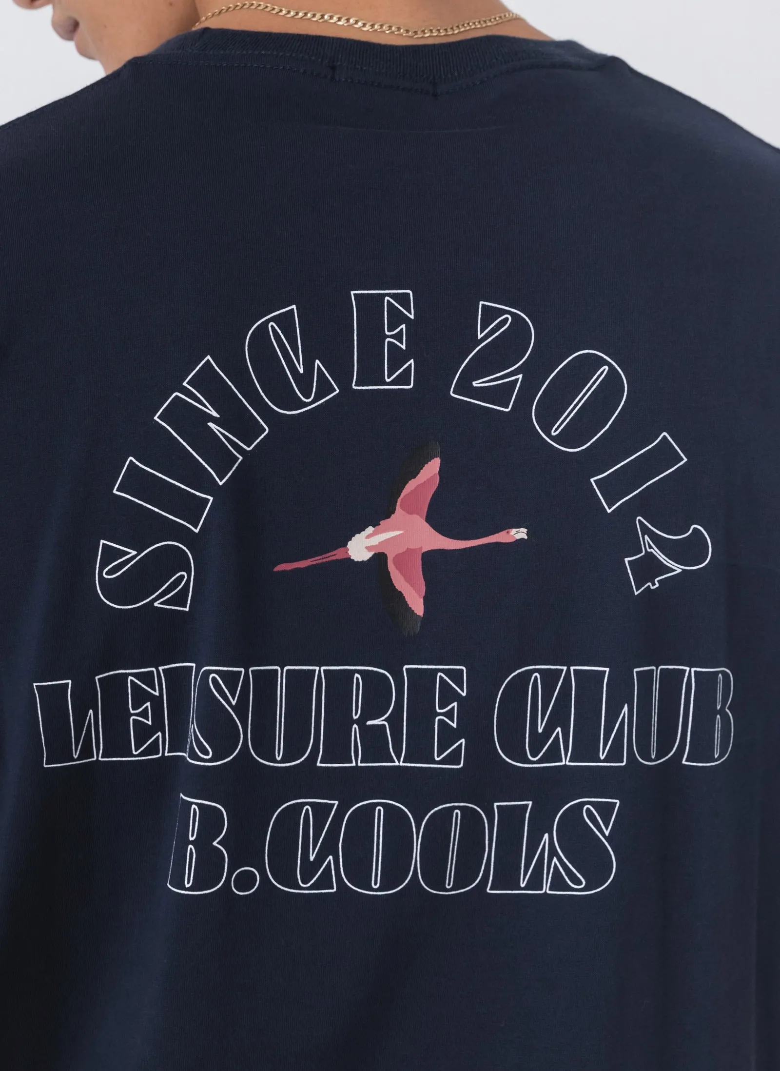 Flamingo Club Tee Slate sold by Barney Cools product image thumbnail 2