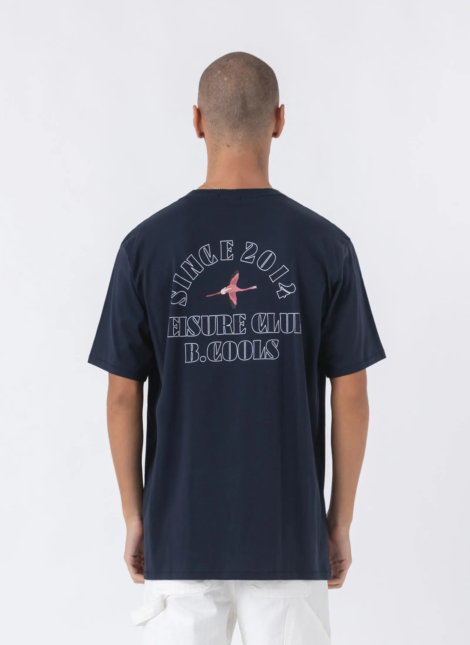 Flamingo Club Tee Slate sold by Barney Cools product image thumbnail 5