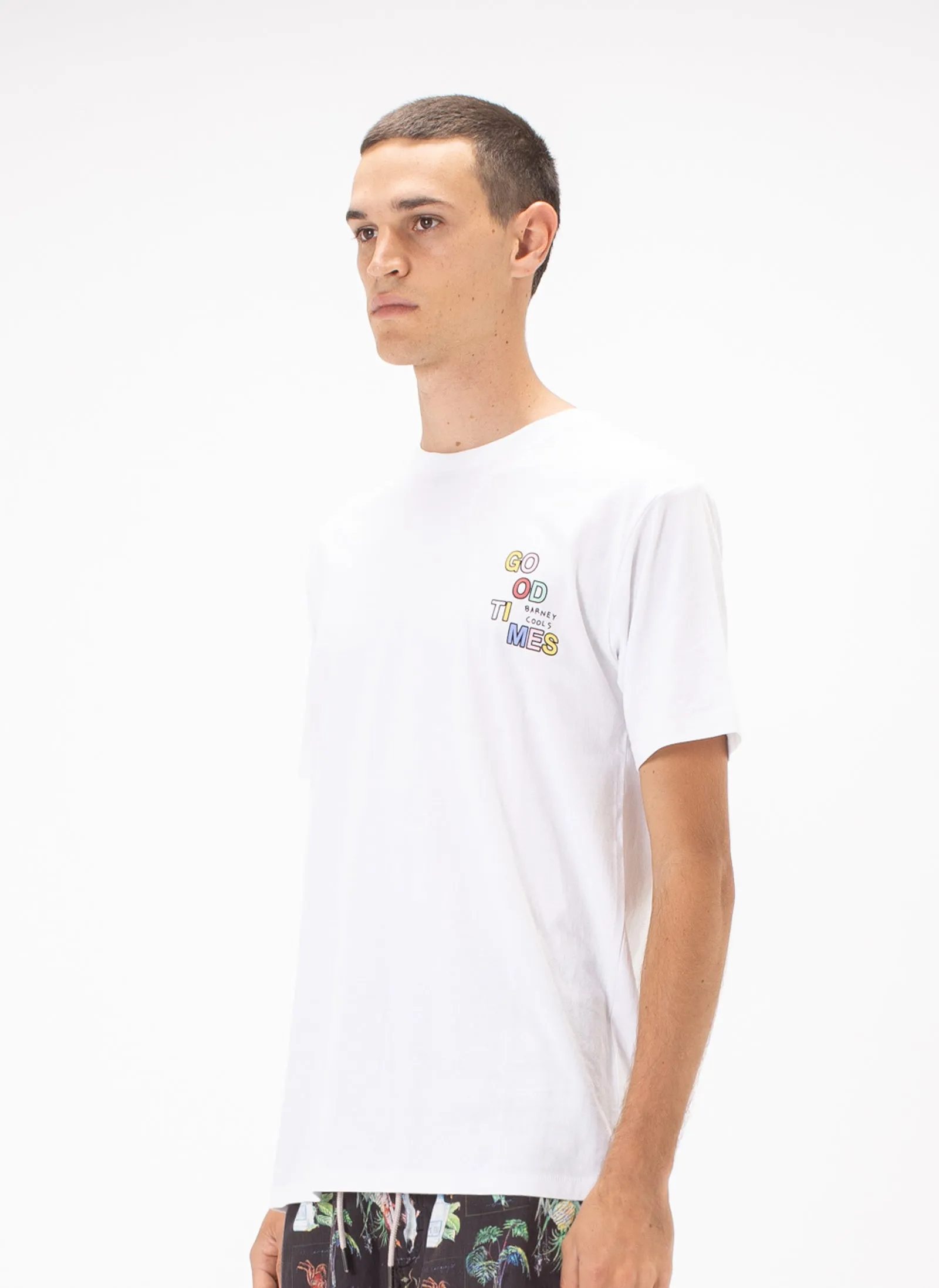 Good Times Tee White sold by Barney Cools product image thumbnail 3