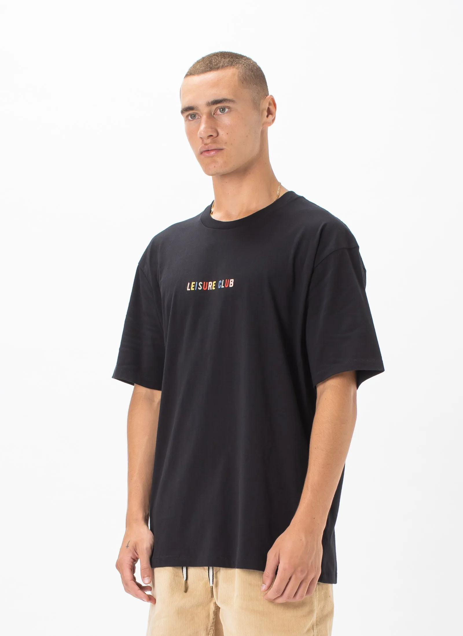 Leisure Micro Tee Black sold by Barney Cools product image thumbnail 3