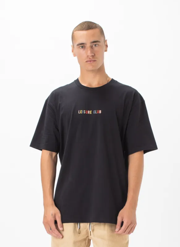 Leisure Micro Tee Black sold by Barney Cools