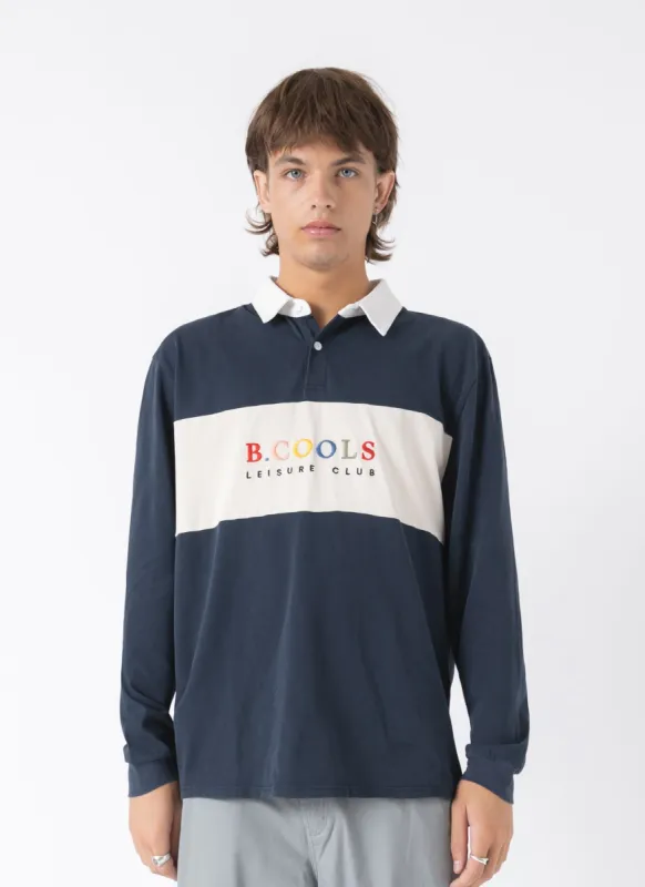 Leisure Club Rugby Navy Panel sold by Barney Cools