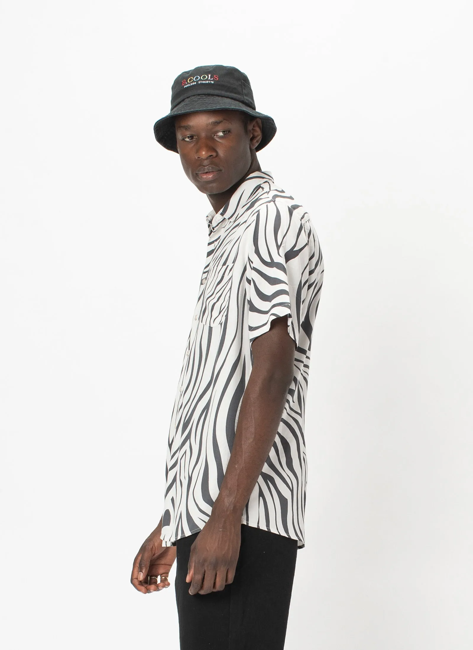 Holiday Short-Sleeve Shirt Zebra sold by Barney Cools product image thumbnail 4
