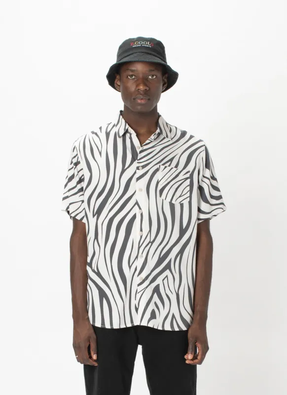 Holiday Short-Sleeve Shirt Zebra made by Barney Cools