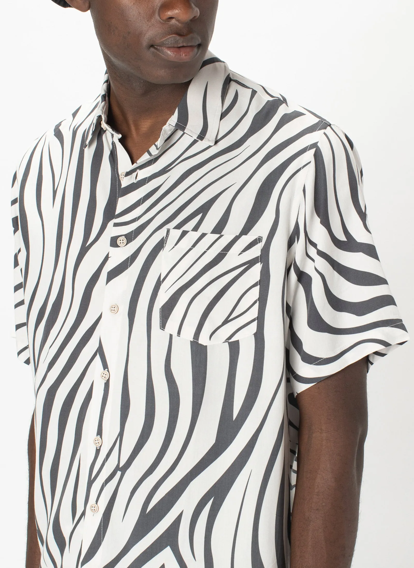 Holiday Short-Sleeve Shirt Zebra sold by Barney Cools product image thumbnail 2