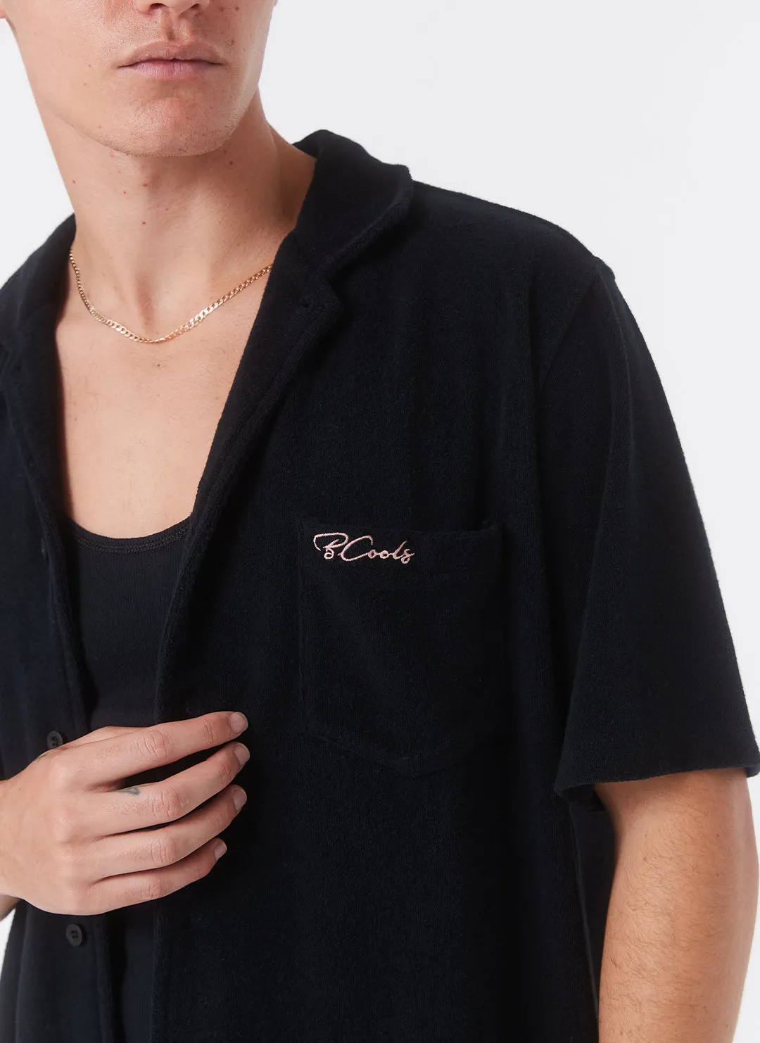 Terry Shirt Black sold by Barney Cools product image thumbnail 2