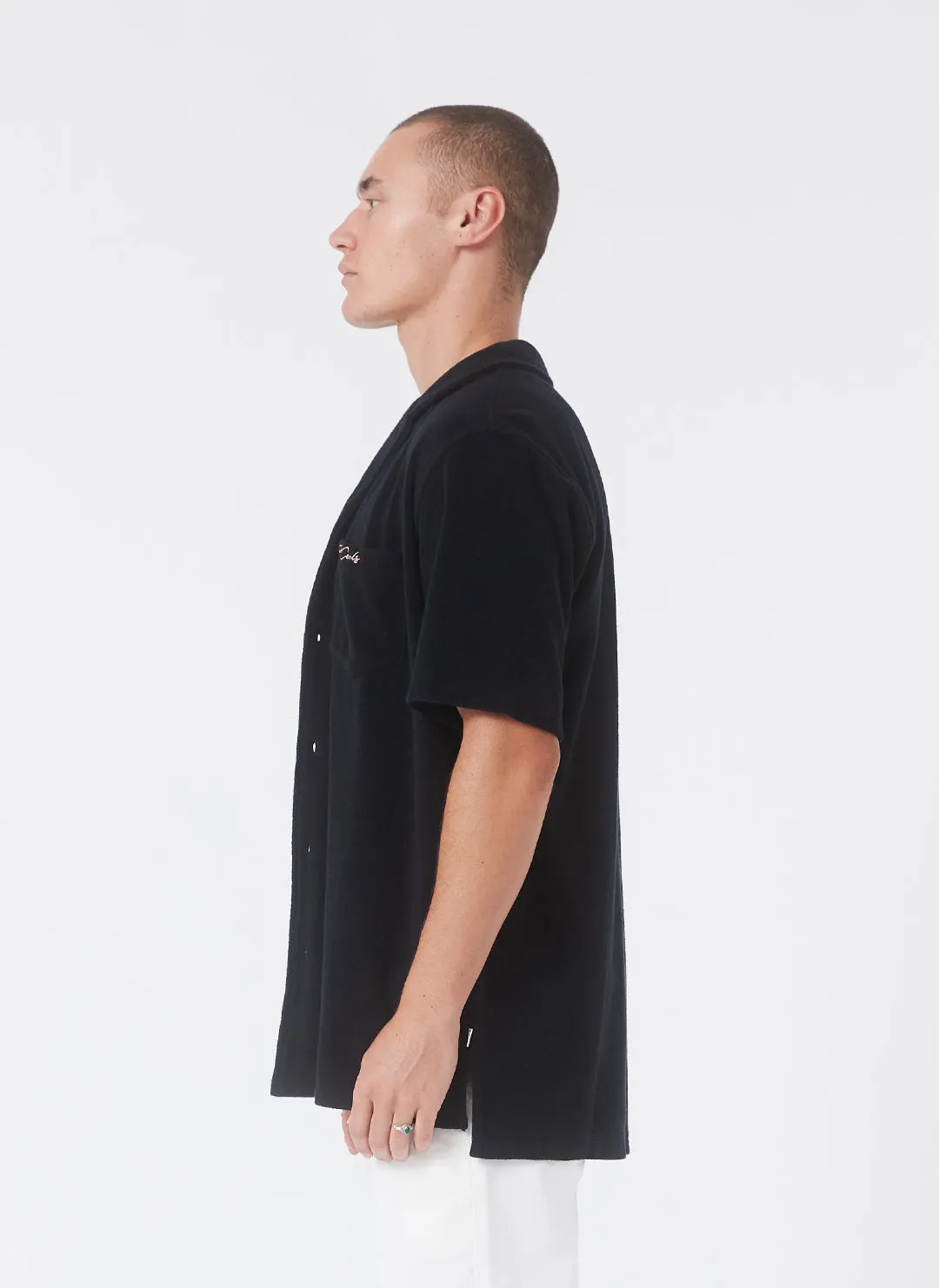 Terry Shirt Black sold by Barney Cools product image thumbnail 4