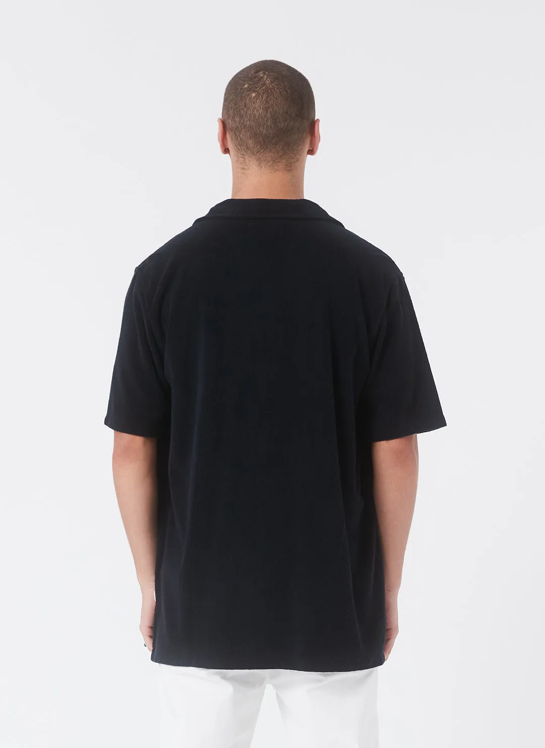 Terry Shirt Black sold by Barney Cools product image thumbnail 5