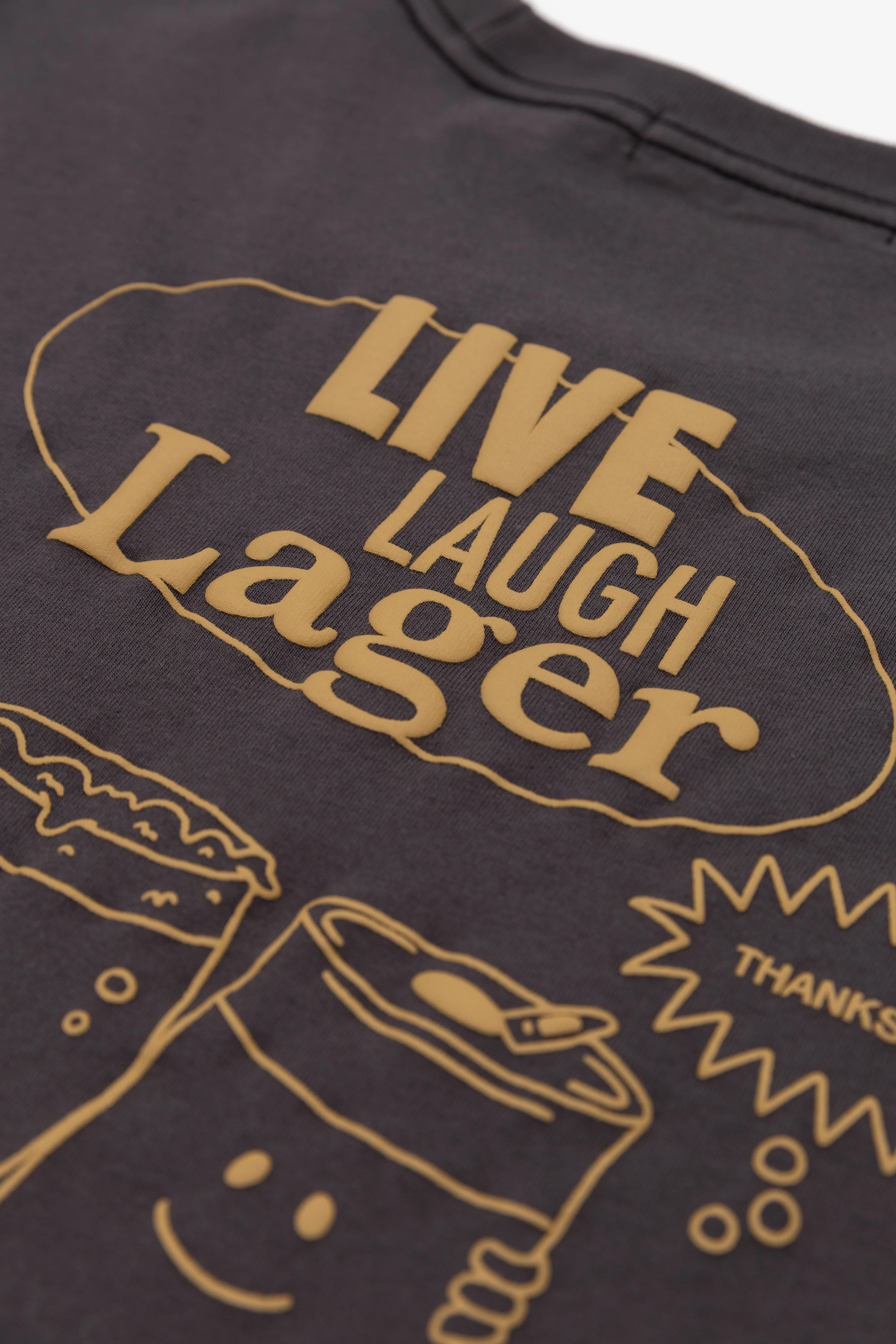 Lager Homie Tee Pigment Black sold by Barney Cools product image thumbnail 2