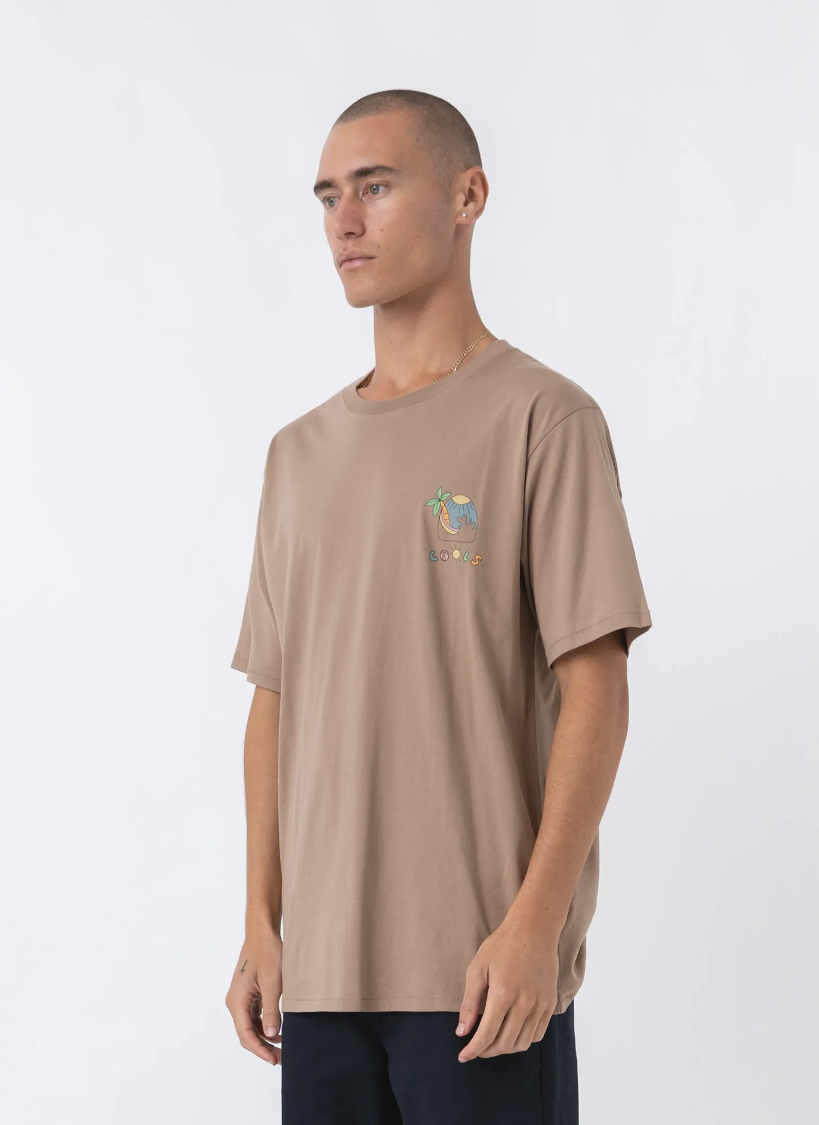 Vacay Tee Camel sold by Barney Cools product image thumbnail 3
