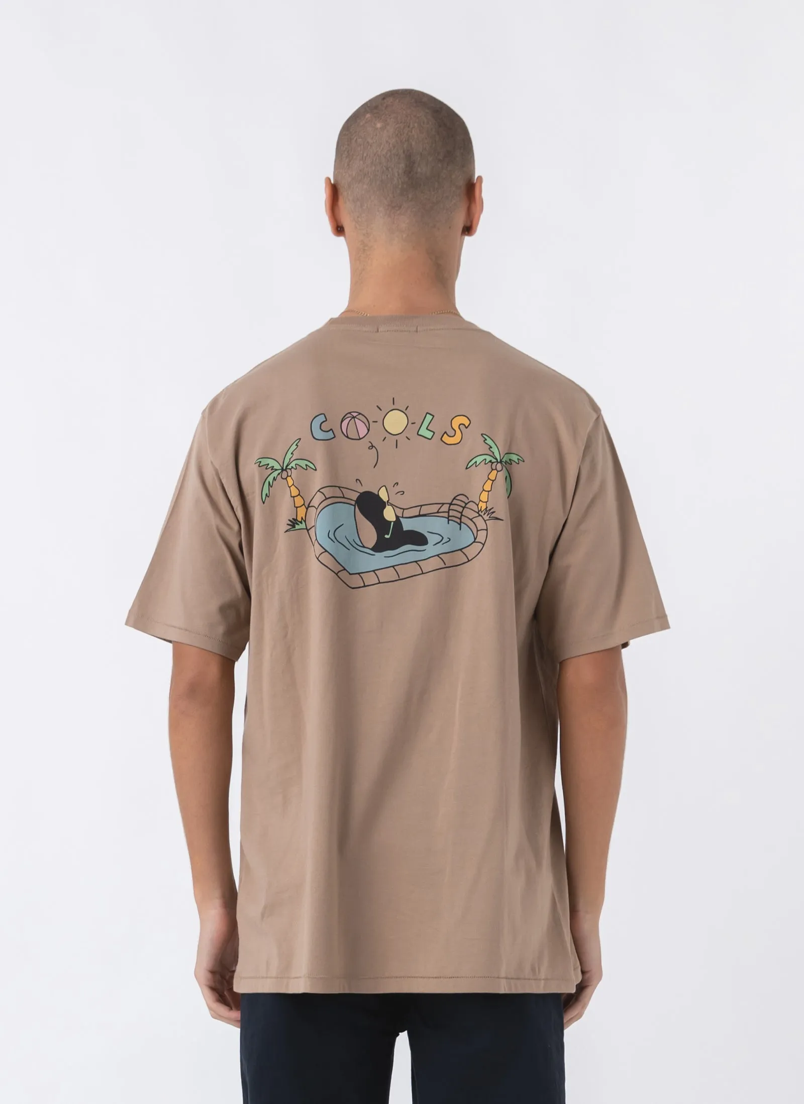 Vacay Tee Camel sold by Barney Cools product image thumbnail 5
