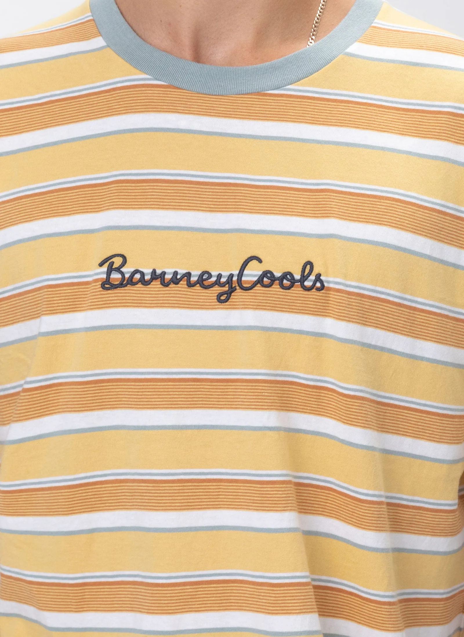 Logo Homie Tee Amber Stripe sold by Barney Cools product image thumbnail 2