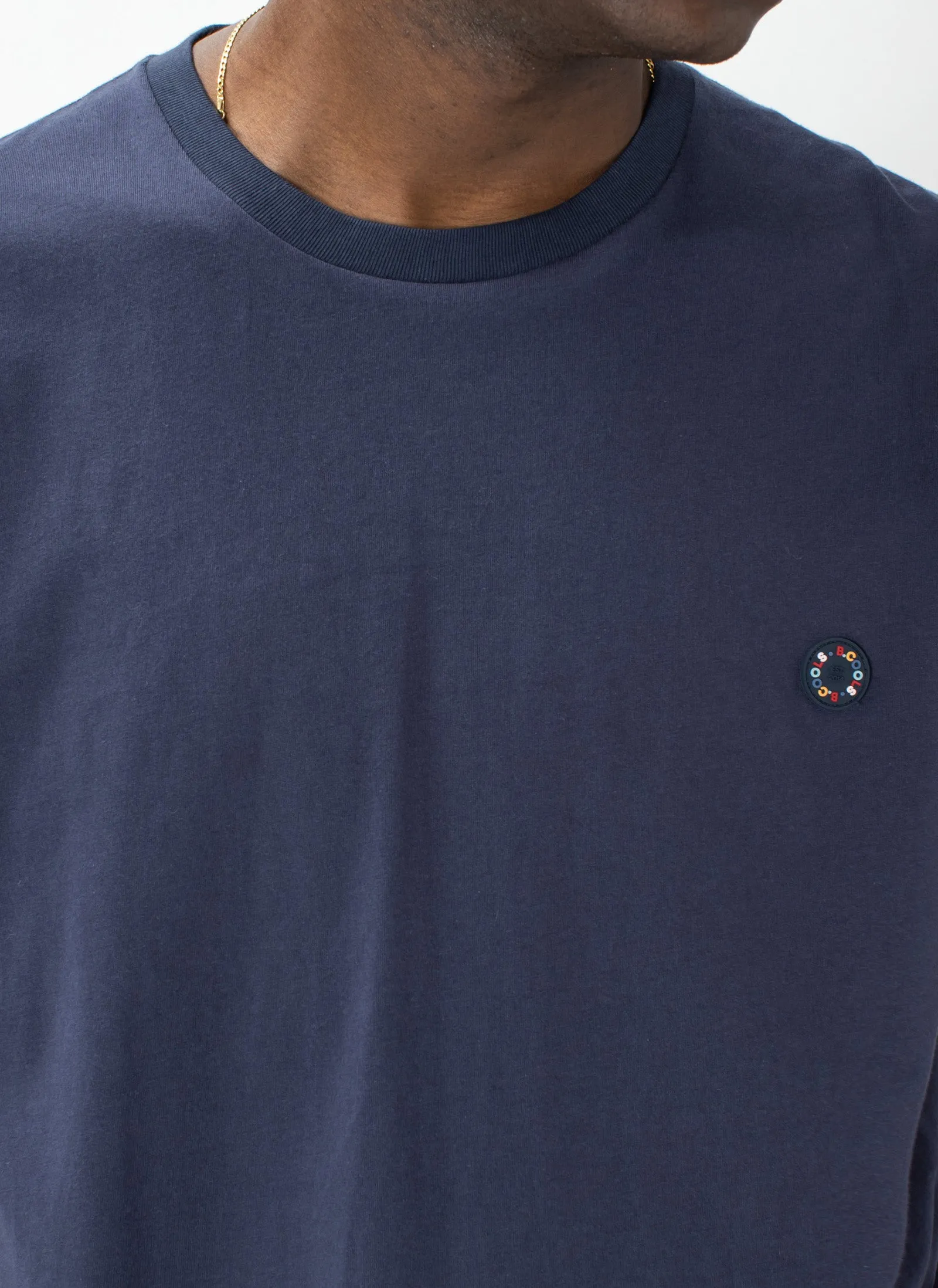 Badge Tee Slate sold by Barney Cools product image thumbnail 2