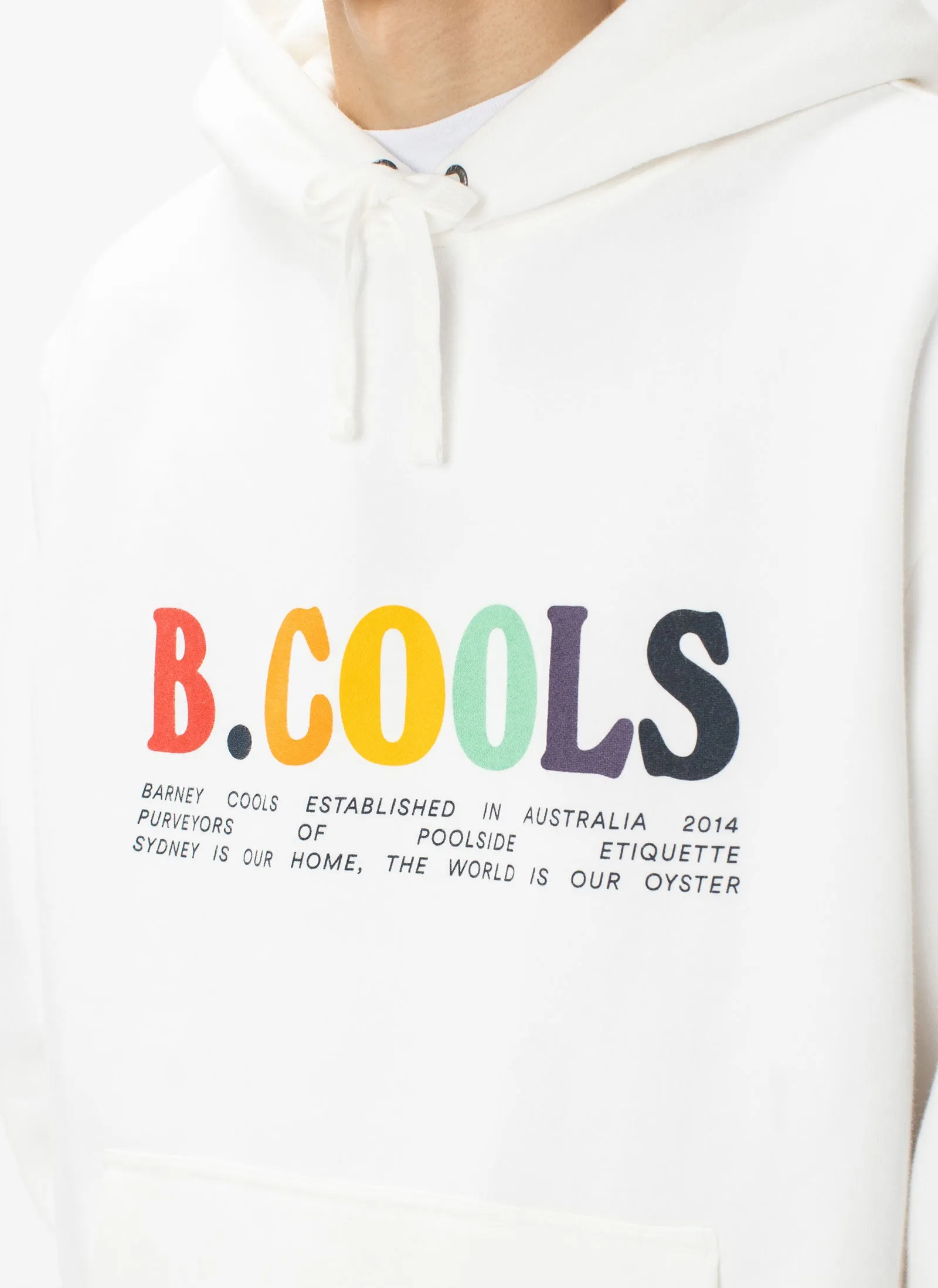 B.Bold Hood Sweatshirt White sold by Barney Cools product image thumbnail 2