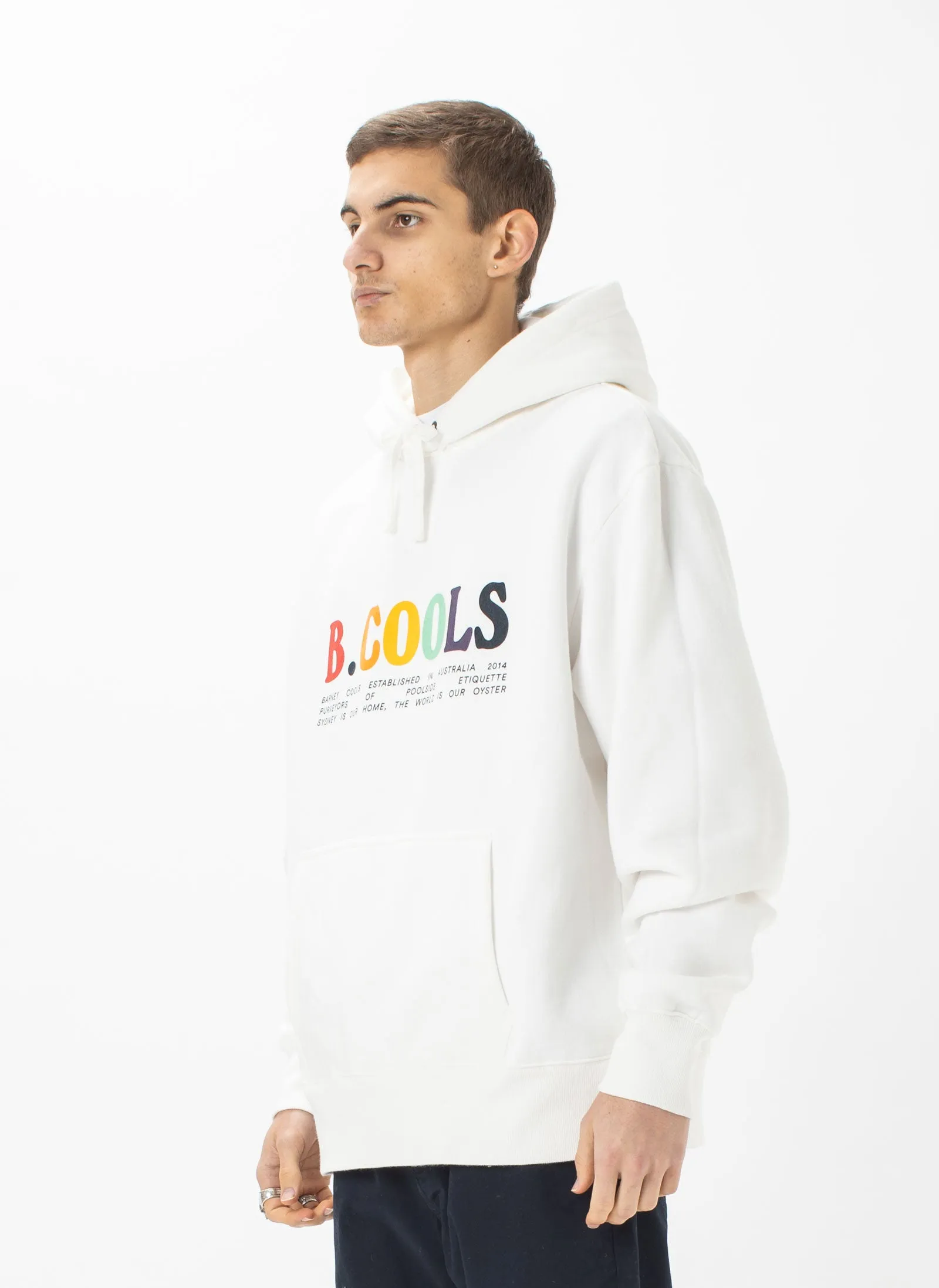 B.Bold Hood Sweatshirt White sold by Barney Cools product image thumbnail 3