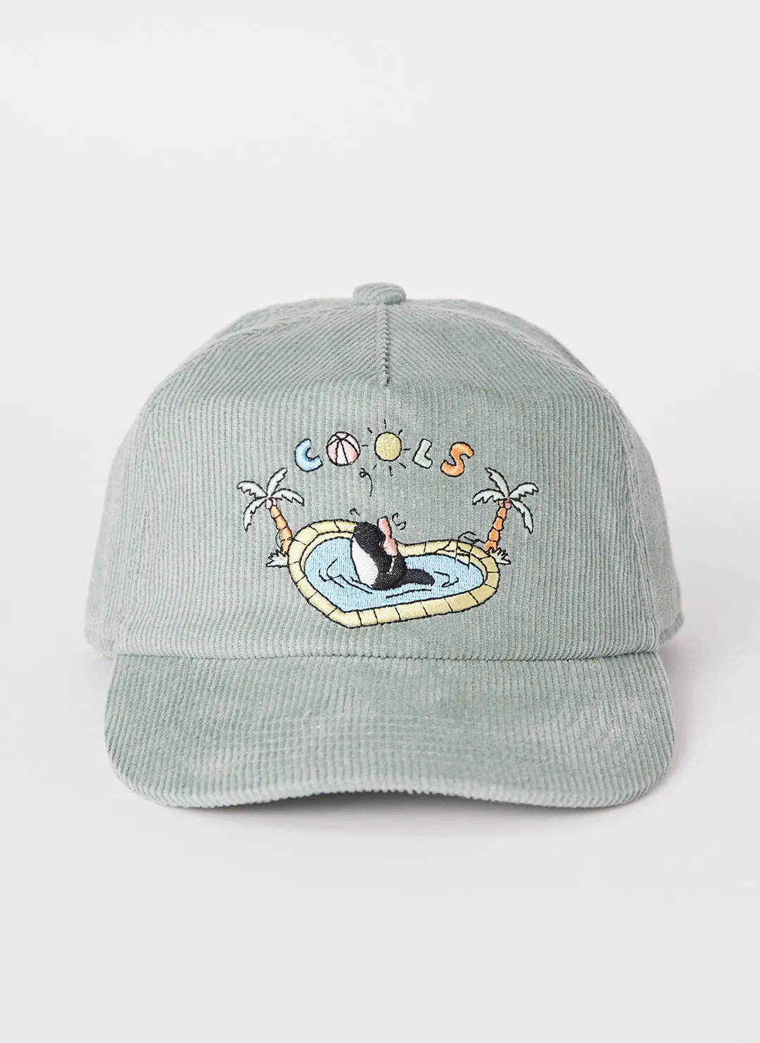 Splash Cap Teal Cord sold by Barney Cools