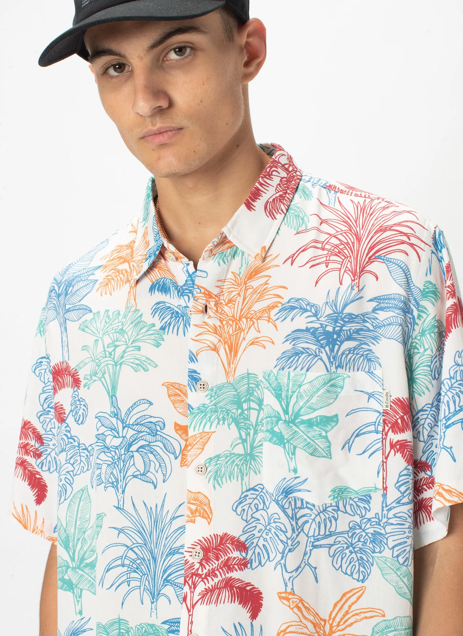 Holiday Short-Sleeve Shirt White Ferns sold by Barney Cools product image thumbnail 2