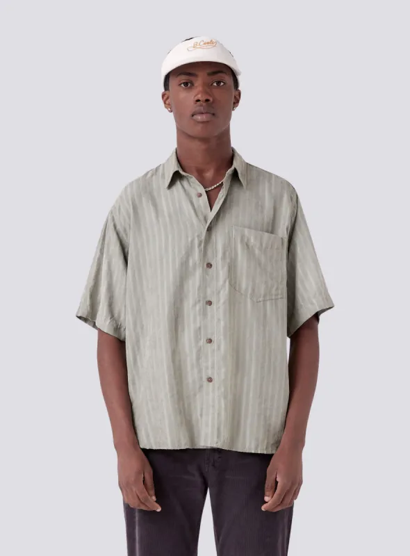 Homie Shirt Sage Jacquard sold by Barney Cools