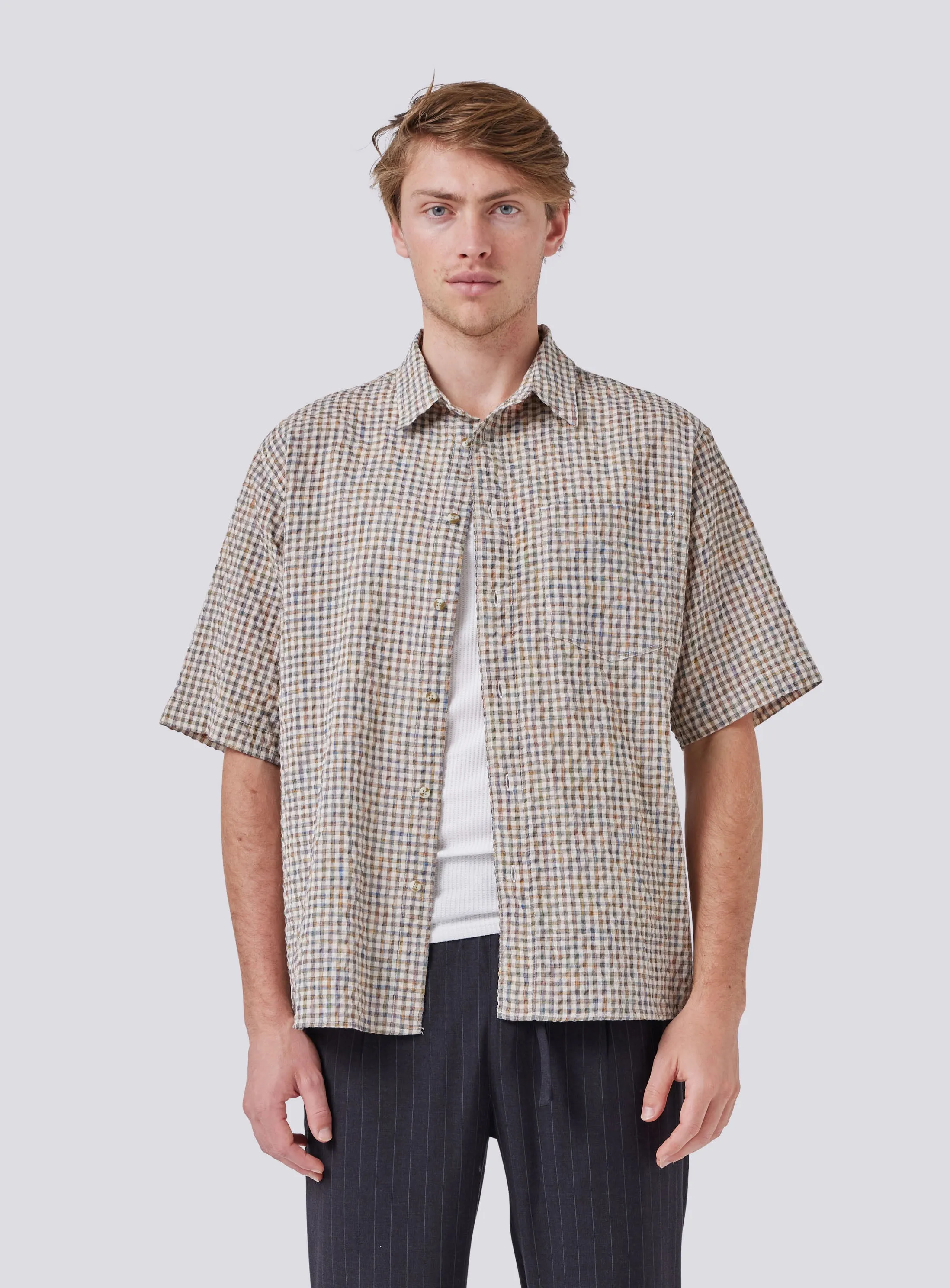 Homie Shirt Tokyo Plaid sold by Barney Cools