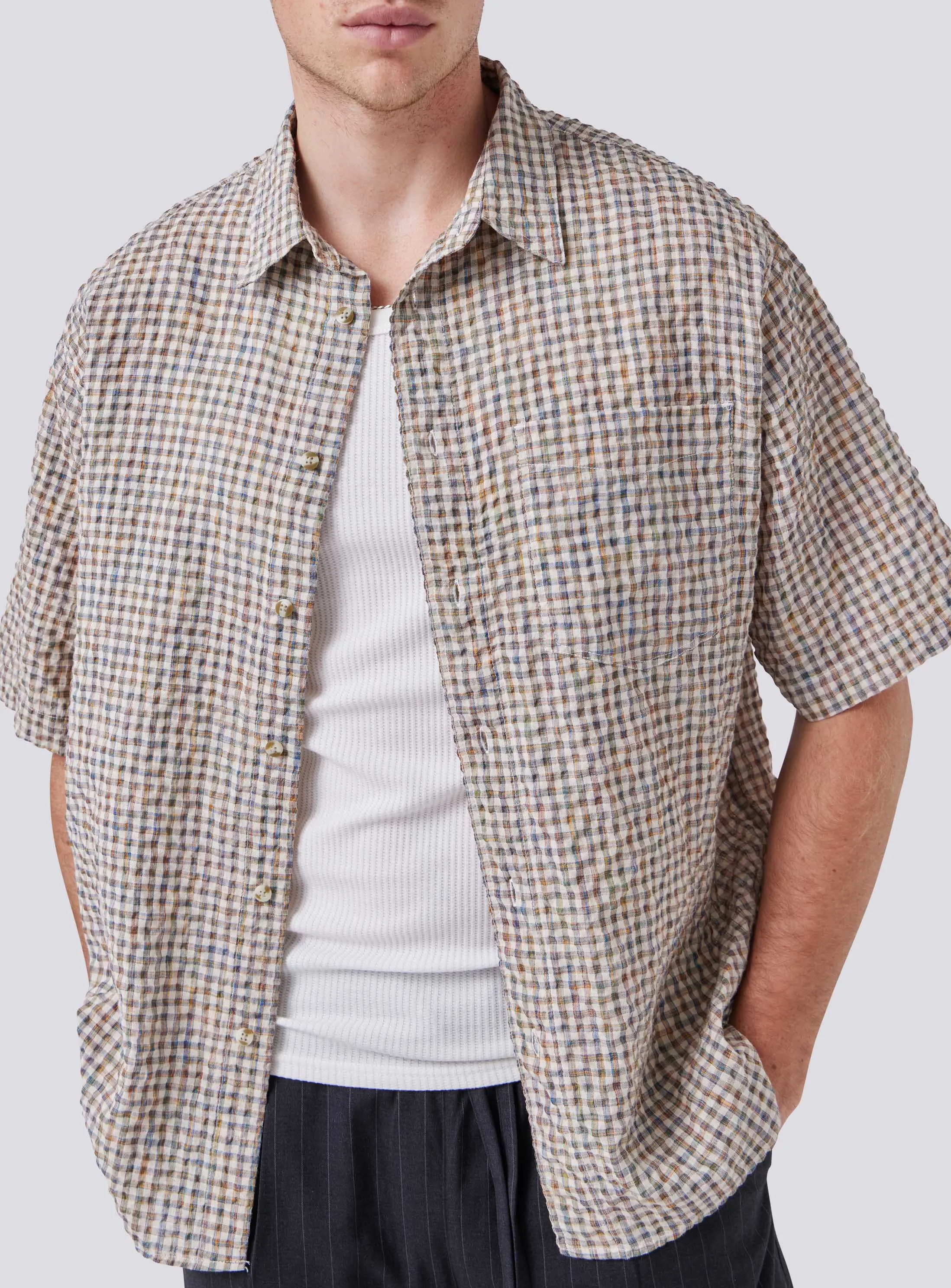 Homie Shirt Tokyo Plaid sold by Barney Cools product image thumbnail 3