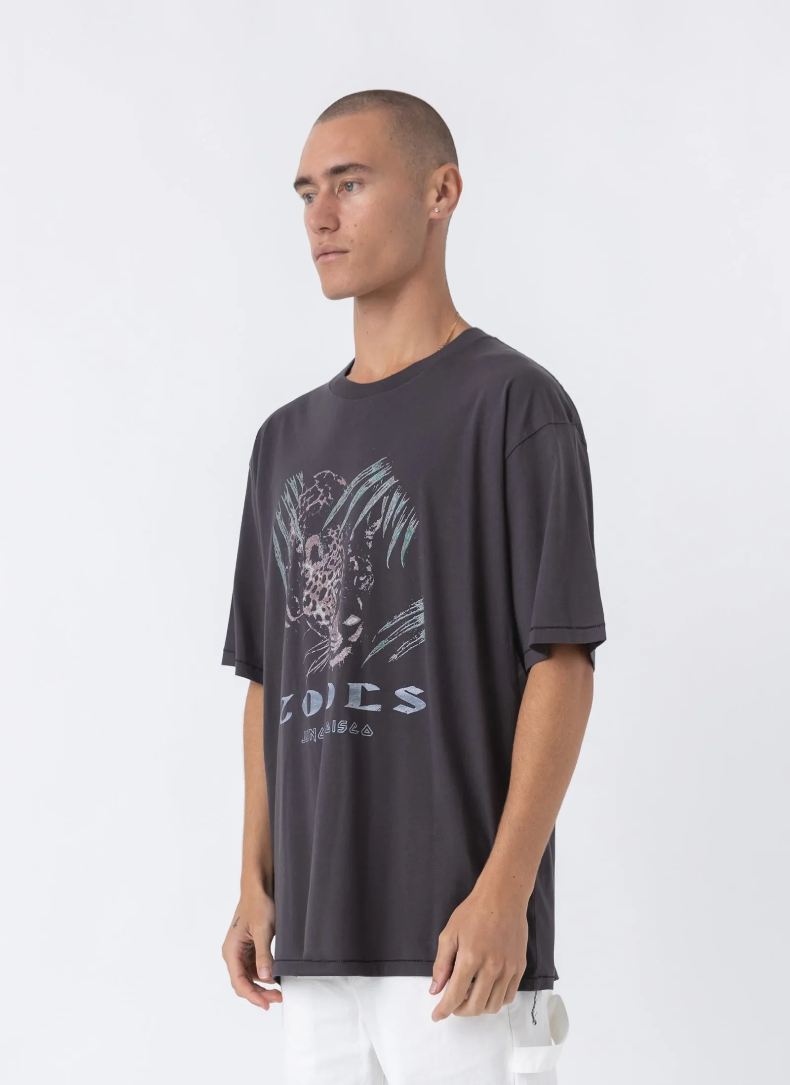 Jungle Tee Pigment Black sold by Barney Cools product image thumbnail 3