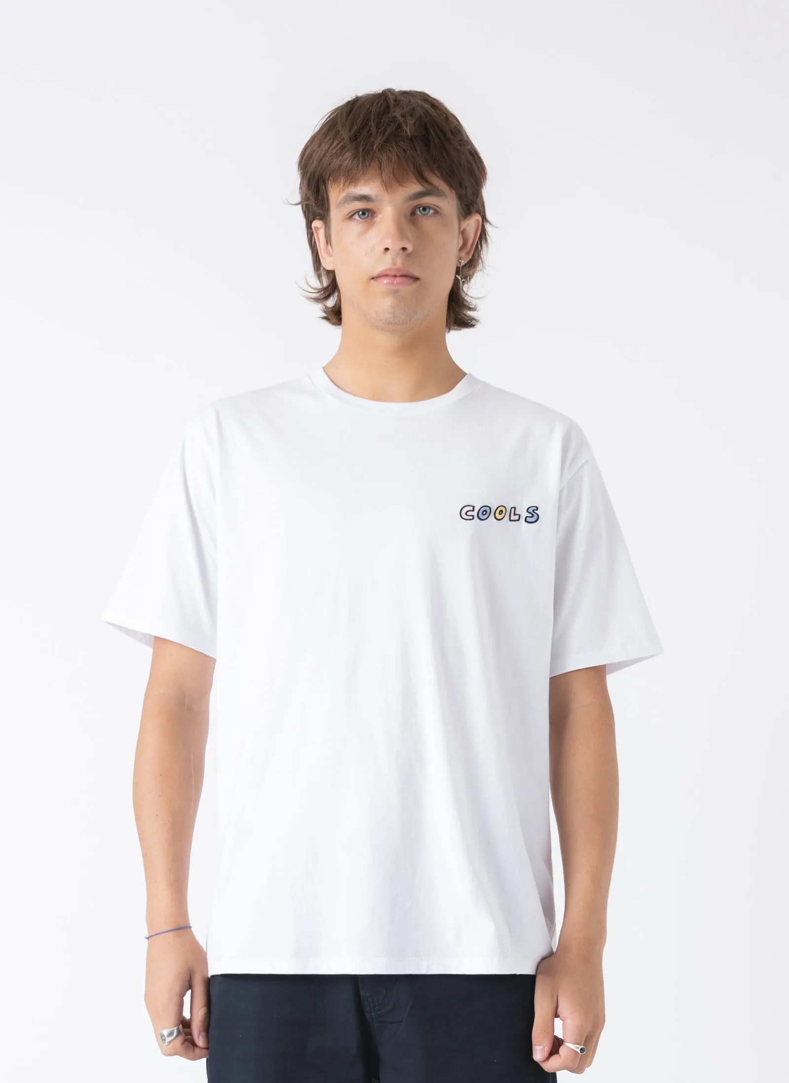 Kanga Tee White sold by Barney Cools