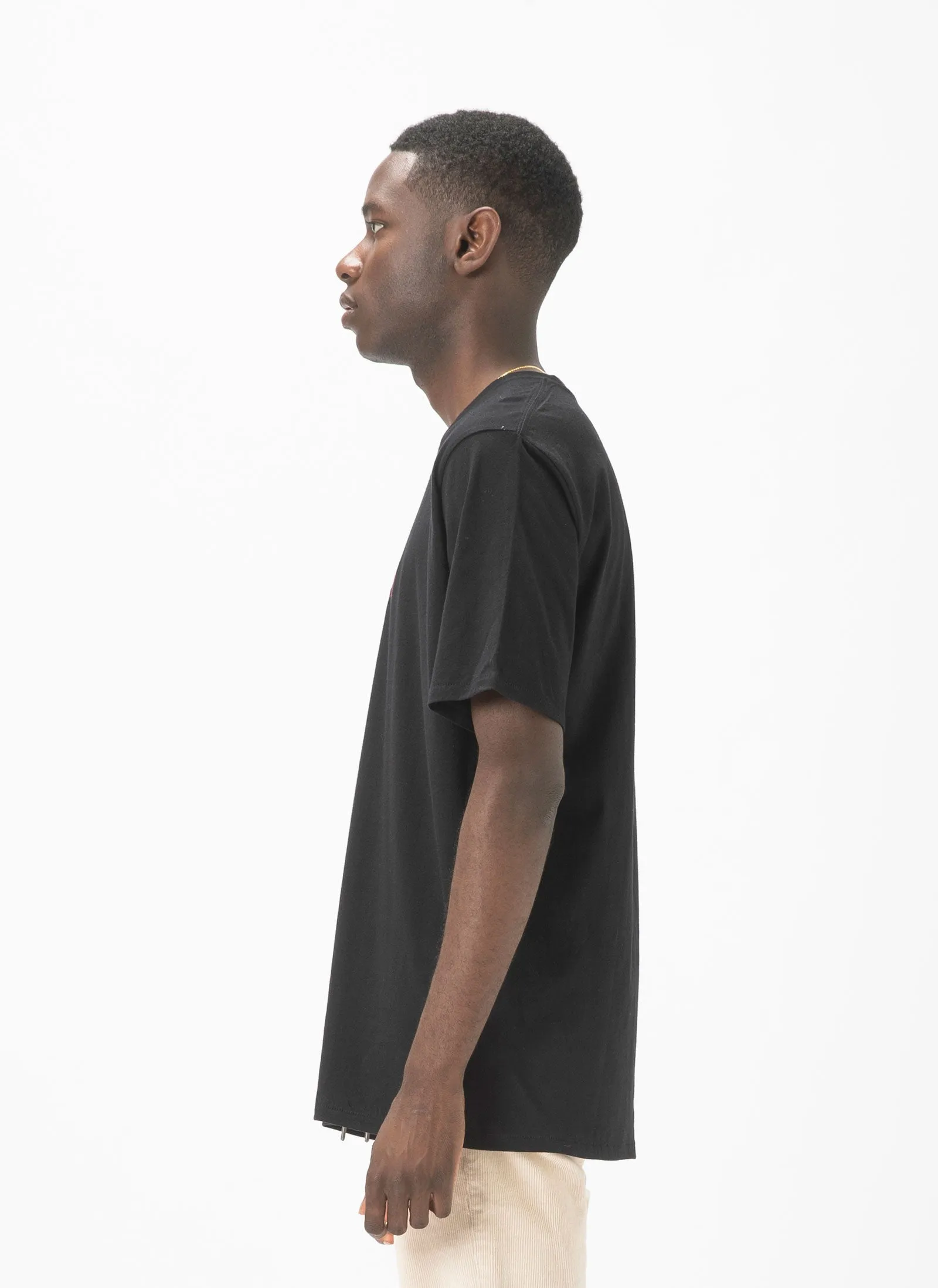 Script Embro Tee Black sold by Barney Cools product image thumbnail 3