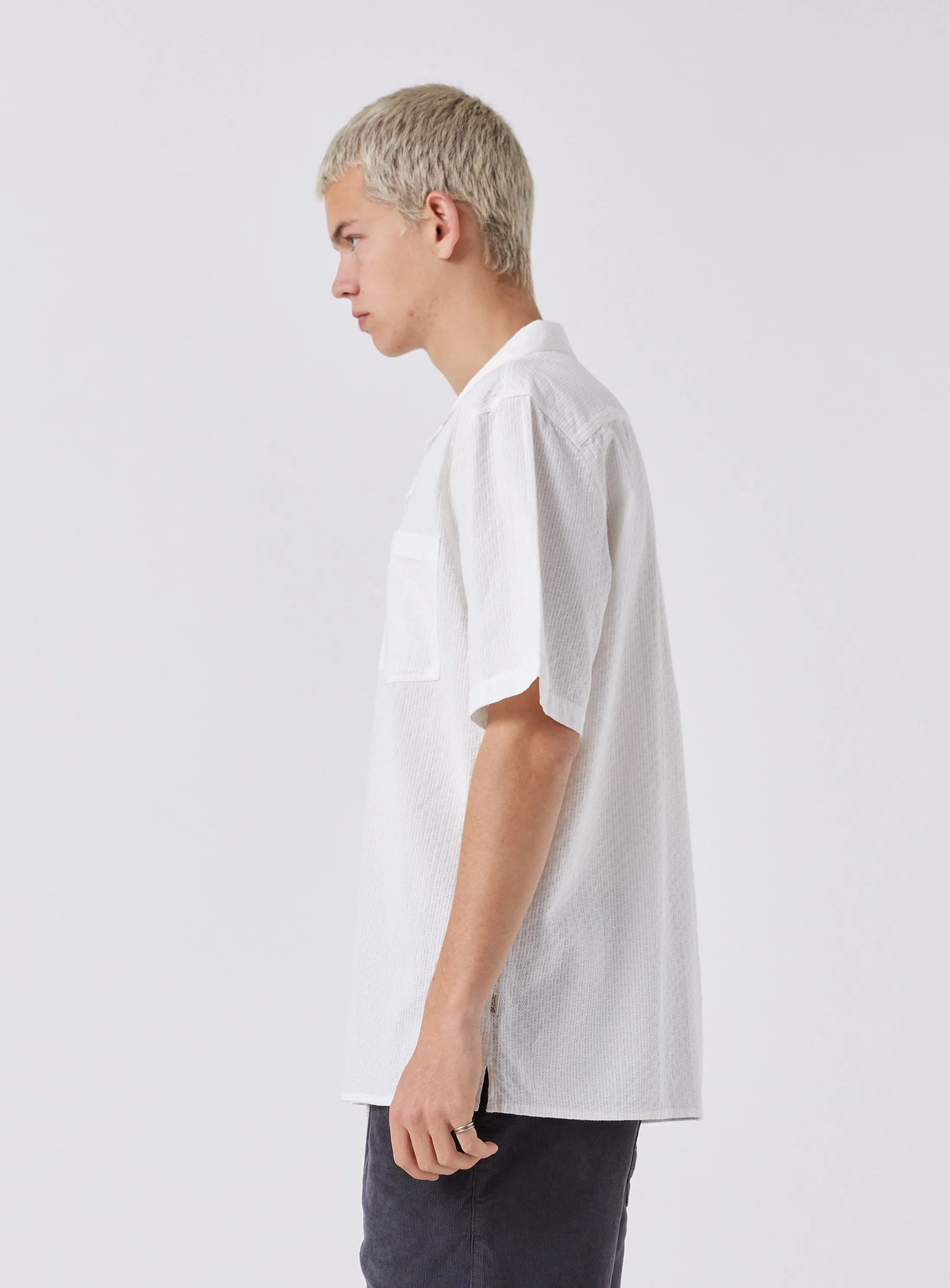 Resort Shirt Luxe White sold by Barney Cools product image thumbnail 4