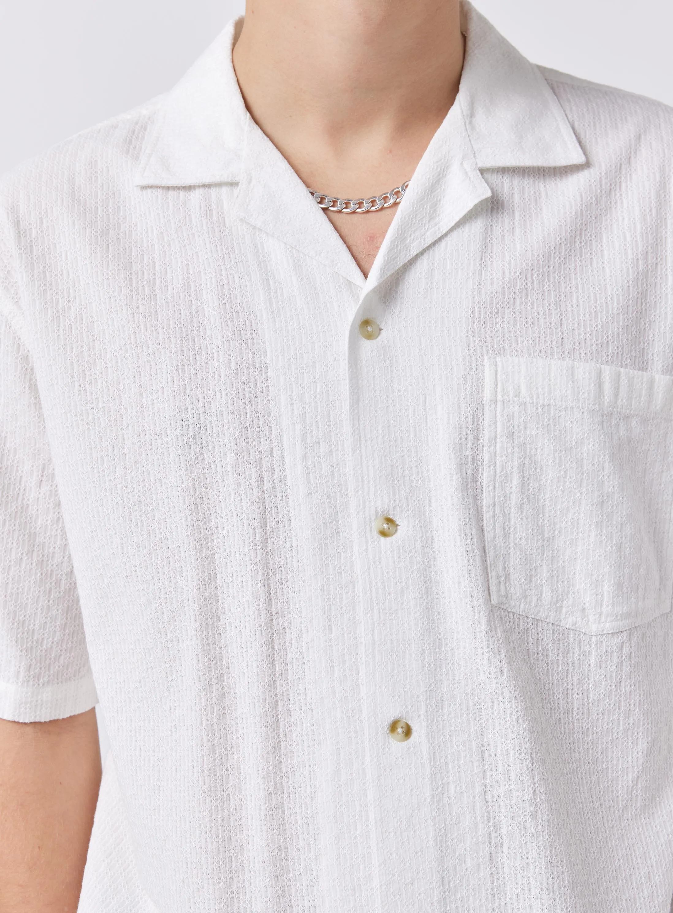 Resort Shirt Luxe White sold by Barney Cools product image thumbnail 2