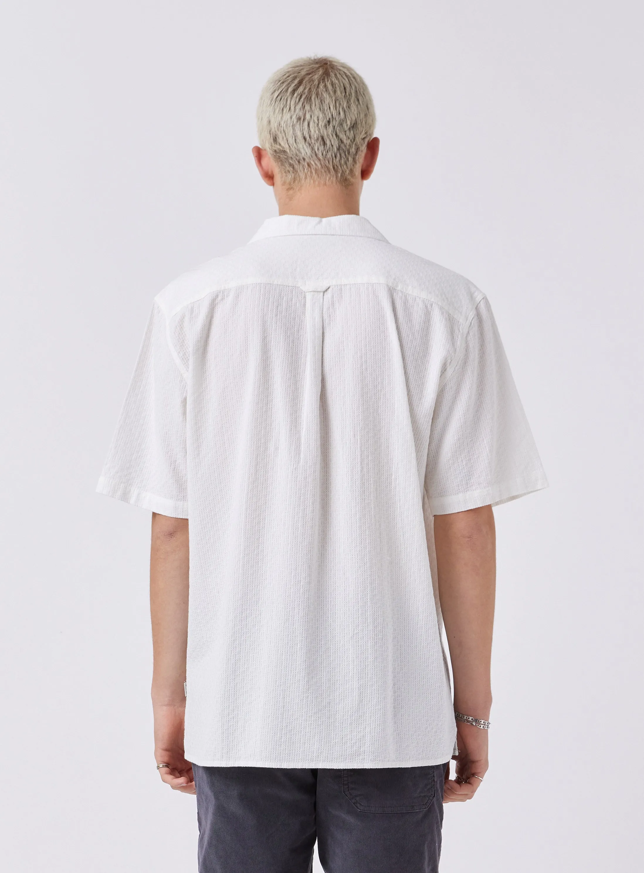 Resort Shirt Luxe White sold by Barney Cools product image thumbnail 5