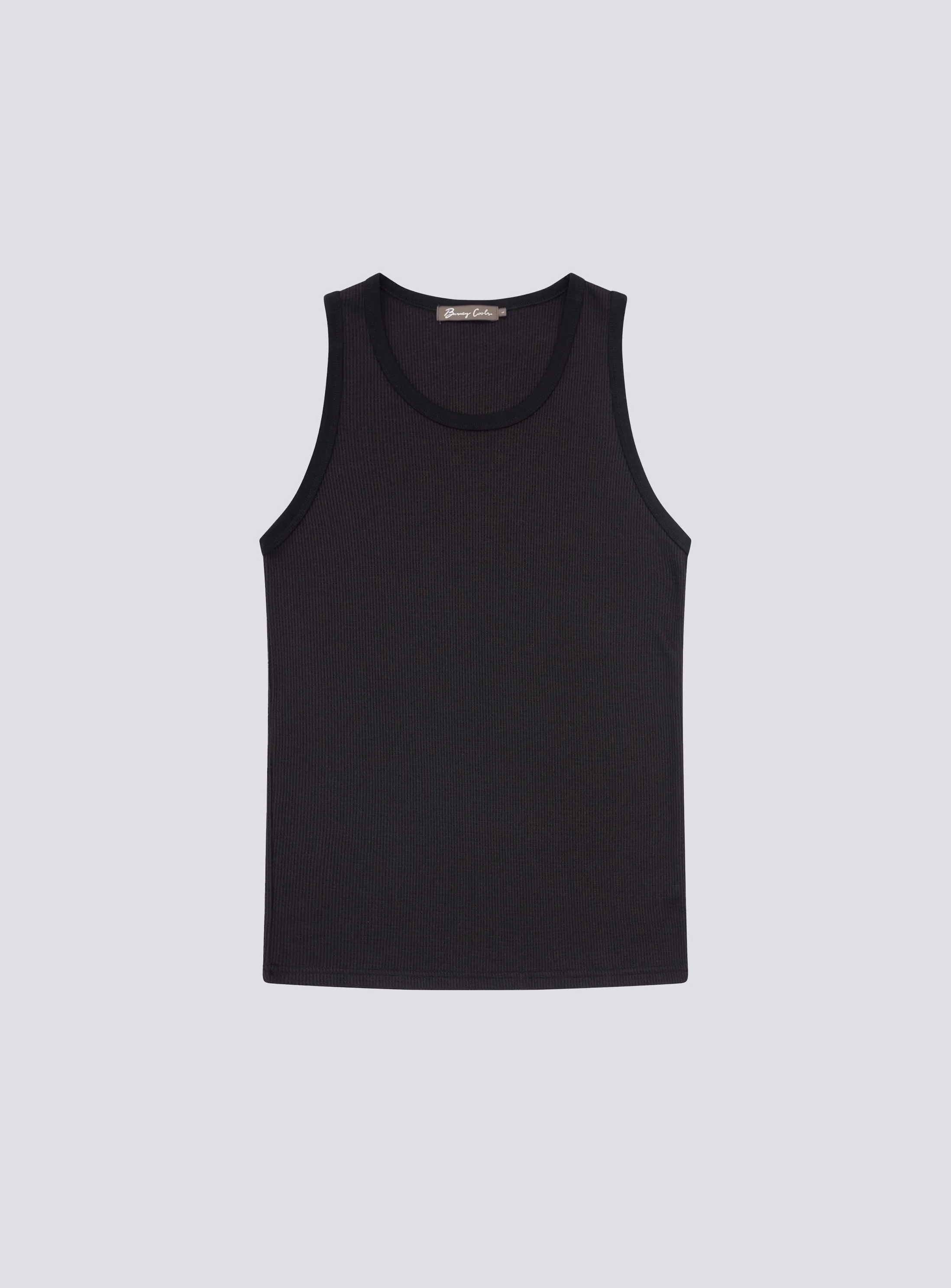 Waffle Tank Black sold by Barney Cools product image thumbnail 2