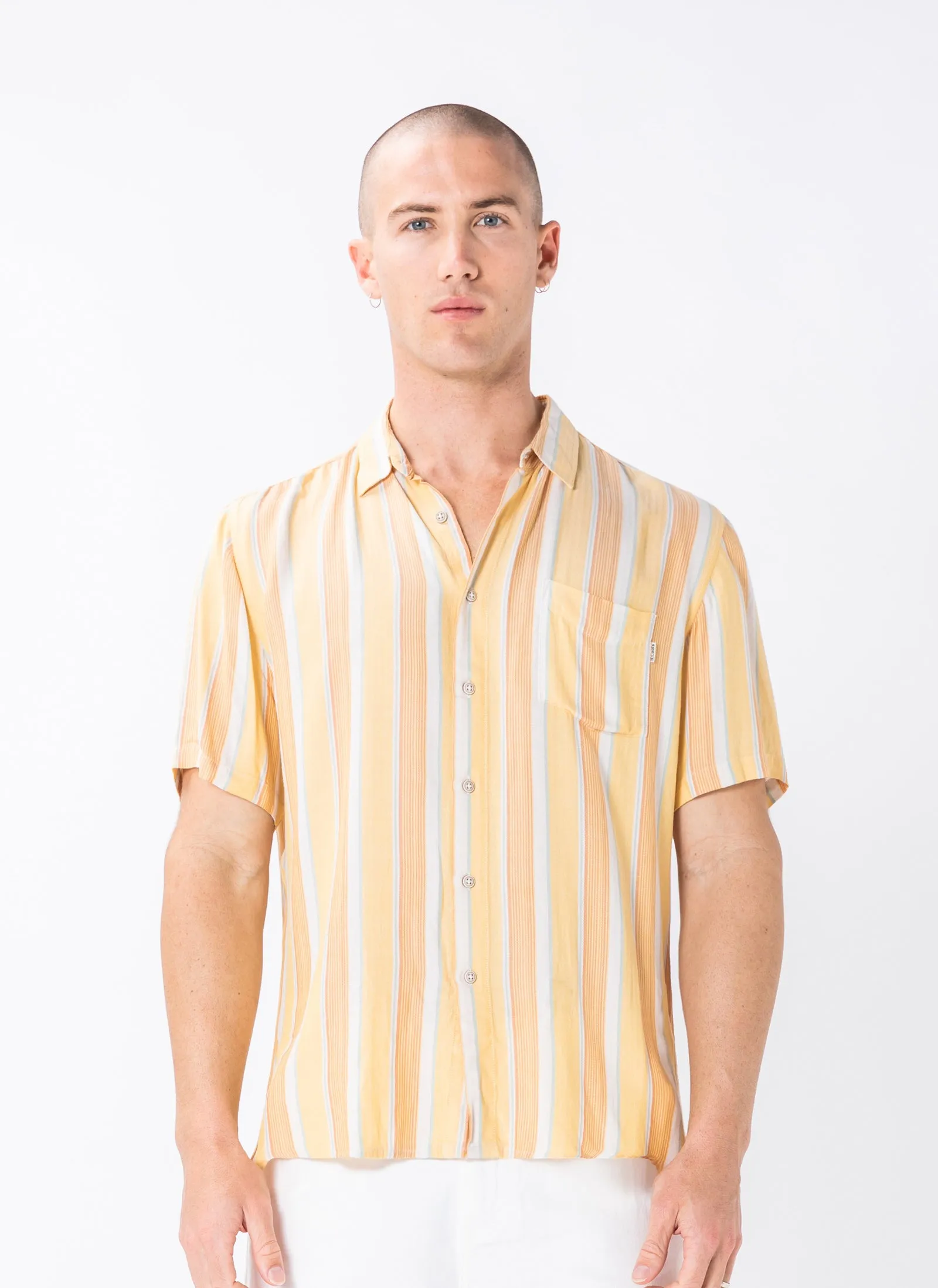 Holiday Shirt Amber Stripe sold by Barney Cools