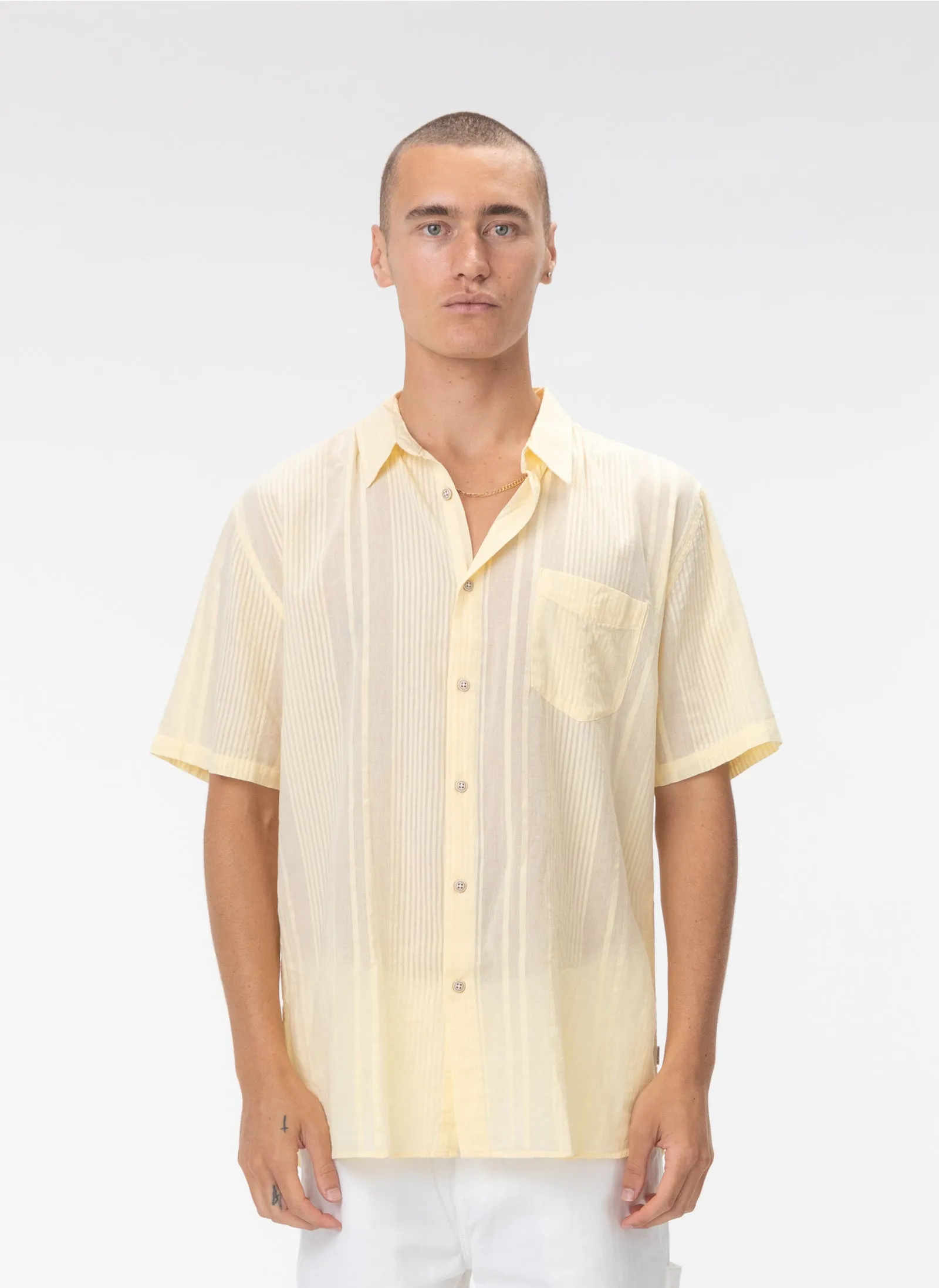 Holiday Shirt Lemon Jacquard sold by Barney Cools