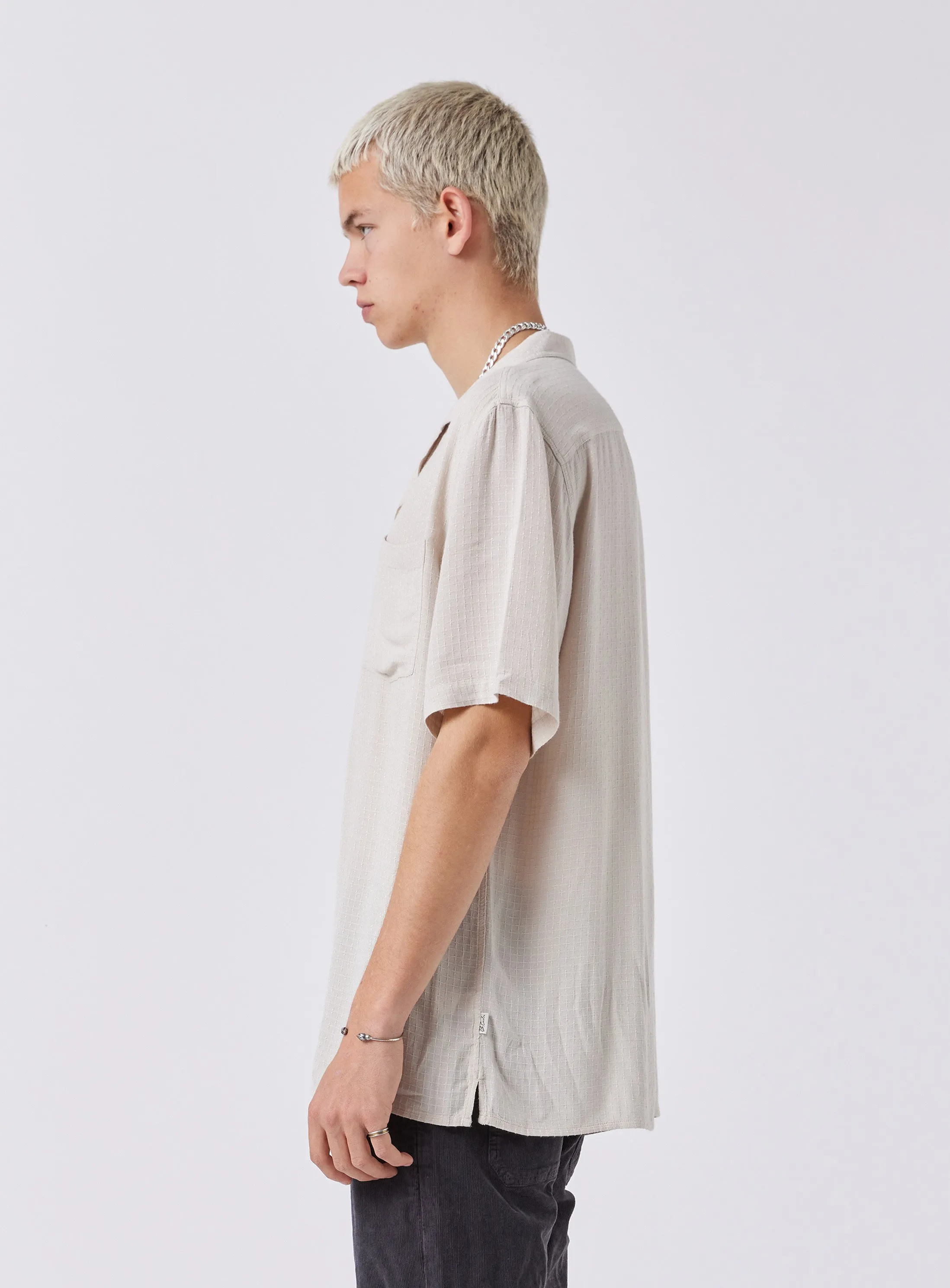 Resort Shirt Bone Jacquard sold by Barney Cools product image thumbnail 5