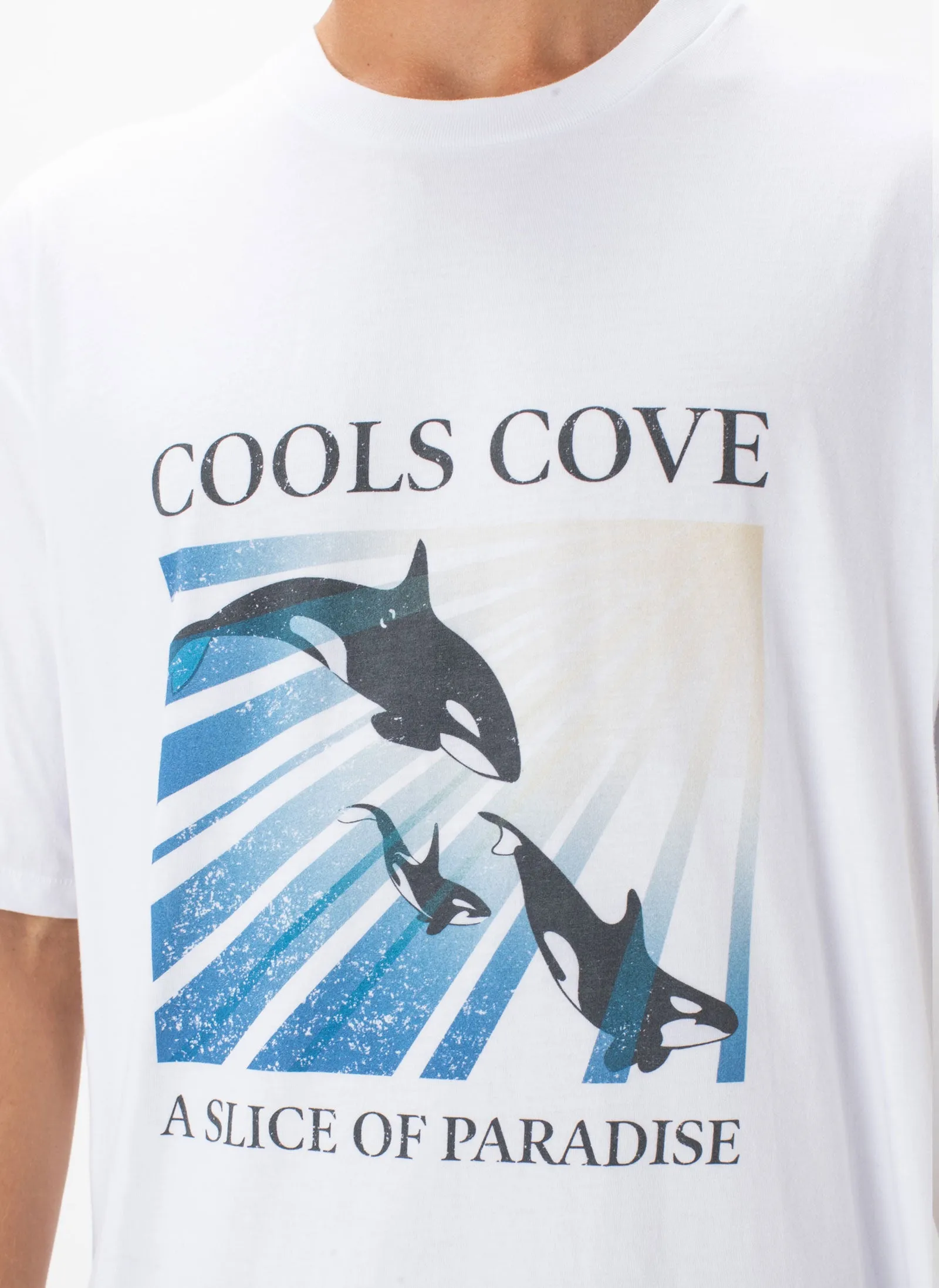 Orca Tee White sold by Barney Cools product image thumbnail 2